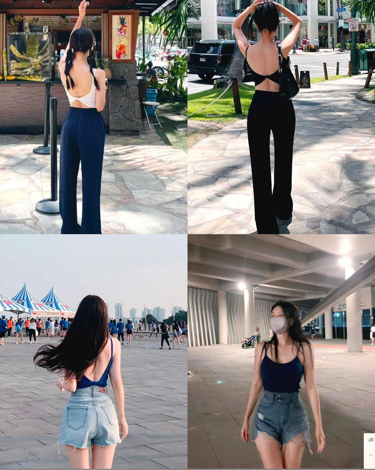 【⋆°🦢.⋆ᥫ᭡一定要入 ! 包覆感𝗨𝗣 鈕結兼露背🧈🧈包色不過份۶з】𝗕𝘂𝘁𝘁𝗲𝗿 𝗕𝗿𝗮 𝗧𝗼𝗽(連𝗣𝗔𝗗)