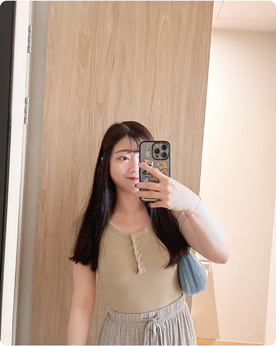 【推介牛油果色🥑 | 包覆感滿滿 .ᐟ.ᐟ 】連𝗽𝗮𝗱淨色𝗧 𝗧𝗼𝗽