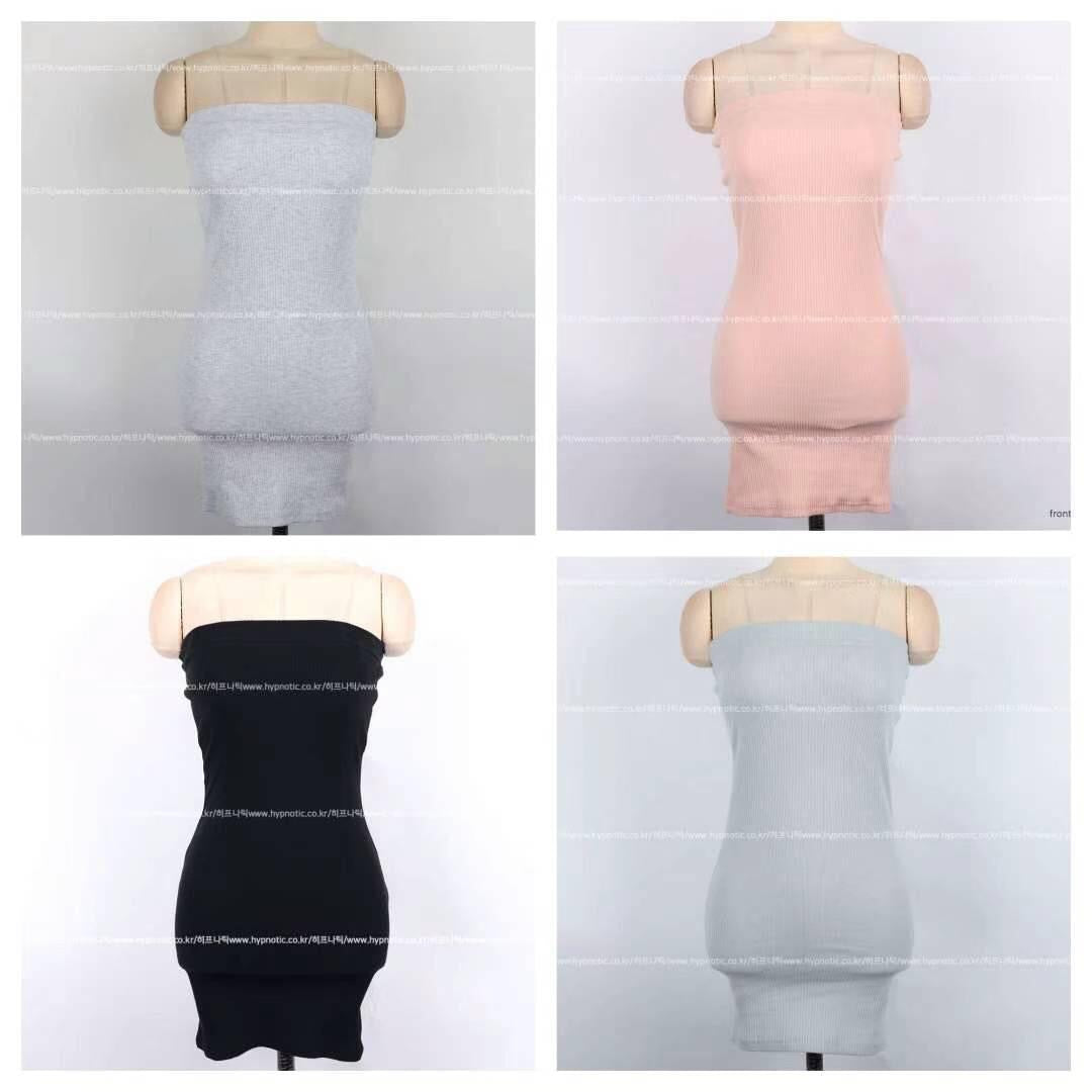 【超美連身裙🌼  有𝗣𝘂𝘀𝗵 𝗨𝗽 效果+吊帶○˚.•】𝗣𝗹𝗮𝗶𝗻 𝗣𝗮𝗱 𝗢𝗣𝗦 (連𝗣𝗔𝗗)