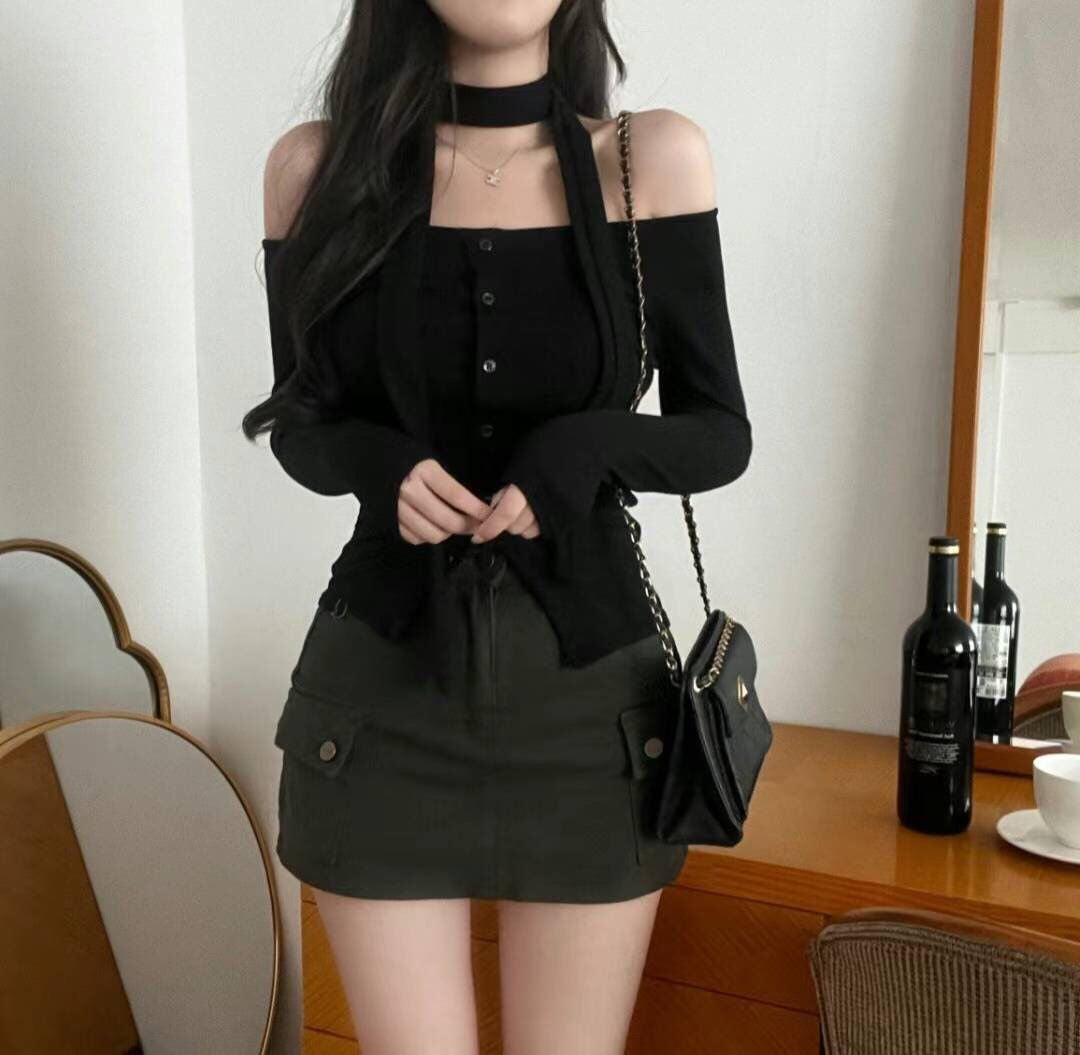 【早鳥價 ! 平肩裝～美爆甜度💘💘】𝗧𝗼𝘄𝗲𝗹 𝗧𝘄𝗶𝗻 𝗧𝗼𝗽