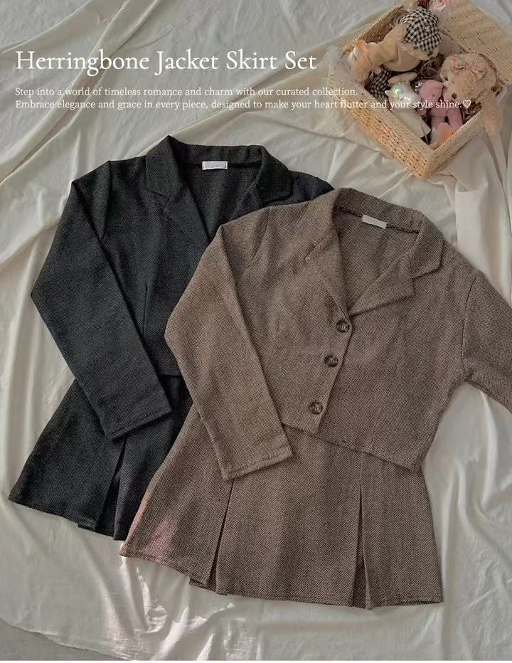 【ヾ♪ 𝗛𝗼𝘁 𝗜𝘁𝗲𝗺 人氣小西裝回歸♡🧸 高小個子超推 ♪ 】𝗠𝗶𝗻𝗶 𝗕𝗹𝗮𝘇𝗲𝗿 𝗦𝗲𝘁