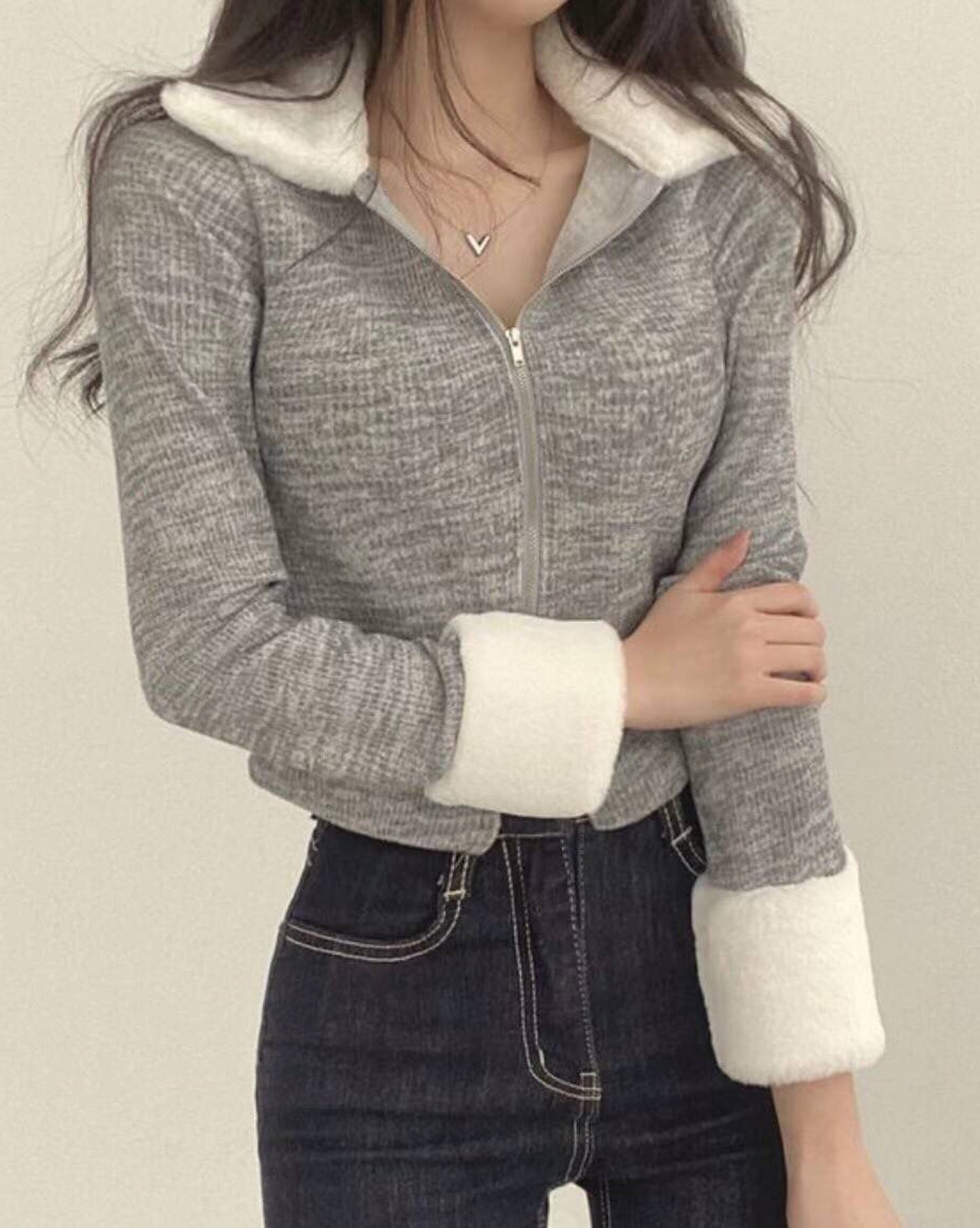 【早鳥價 | 可愛款.ᐟ.ᐟ】毛毛小領𝗧𝗼𝗽