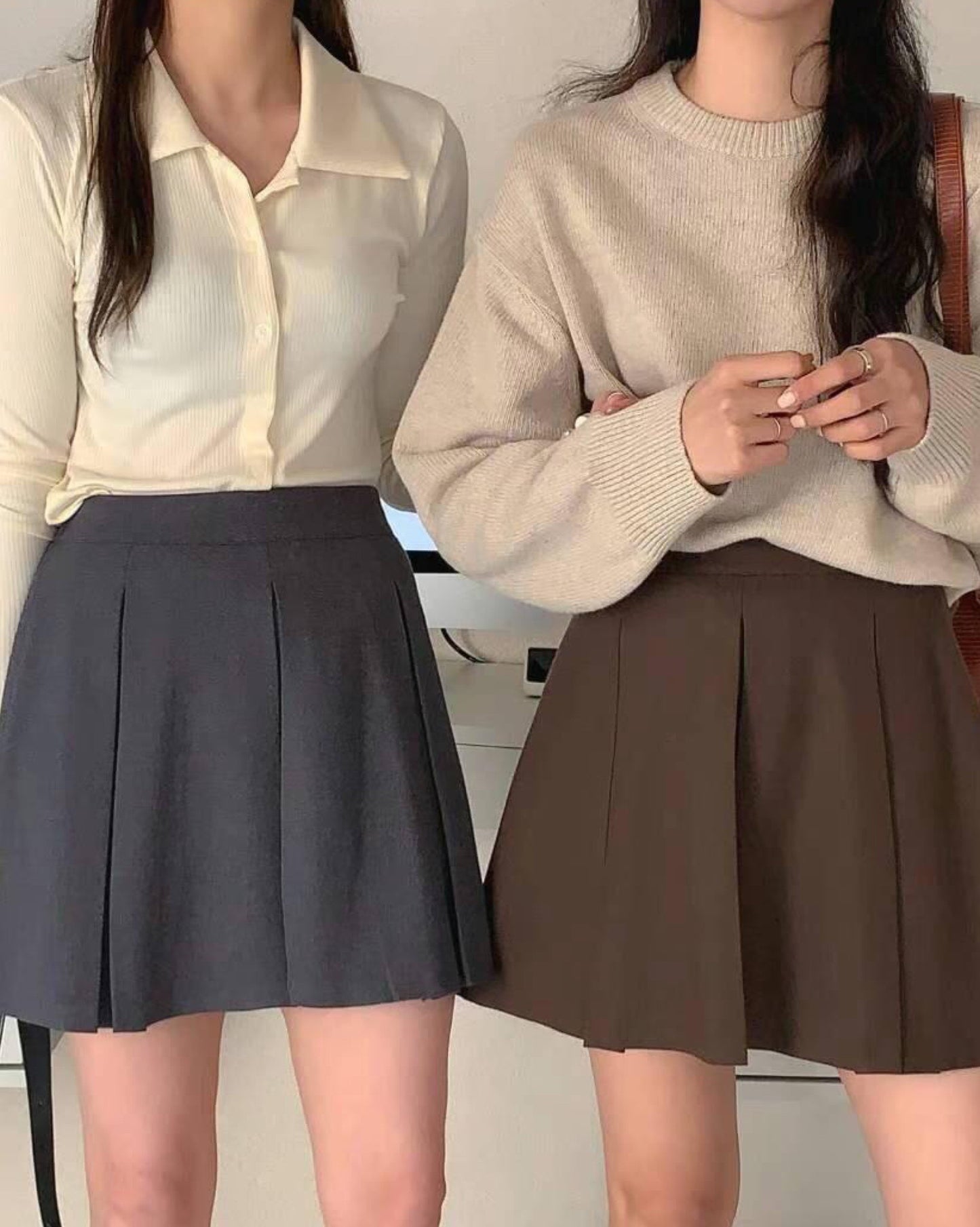 【早鳥價】皇牌𝗔-𝗟𝗶𝗻𝗲  百摺短裙褲