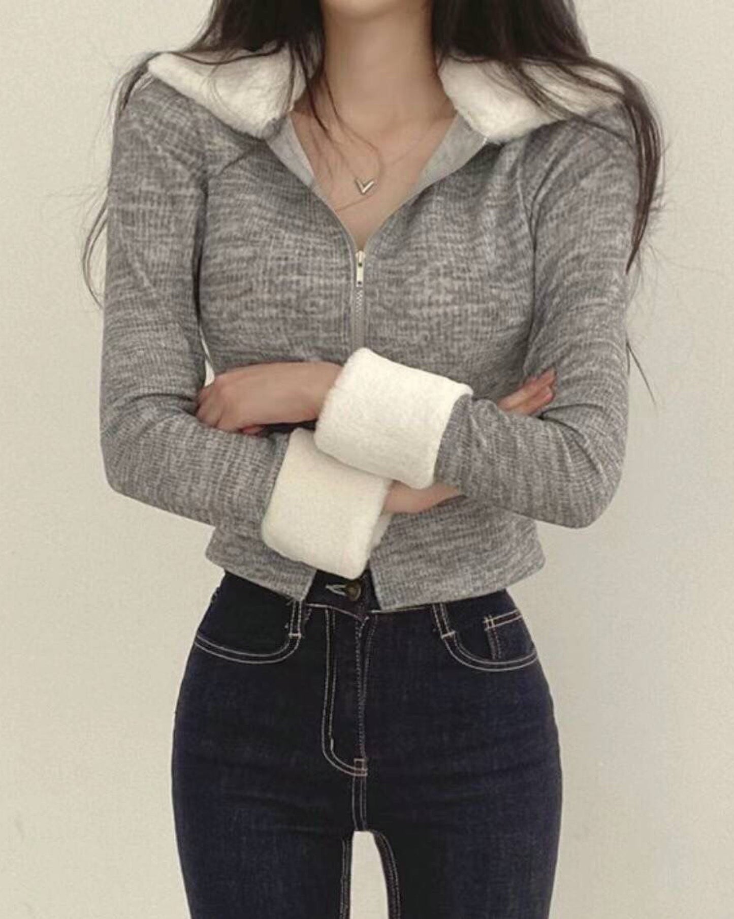 【早鳥價 | 可愛款.ᐟ.ᐟ】毛毛小領𝗧𝗼𝗽