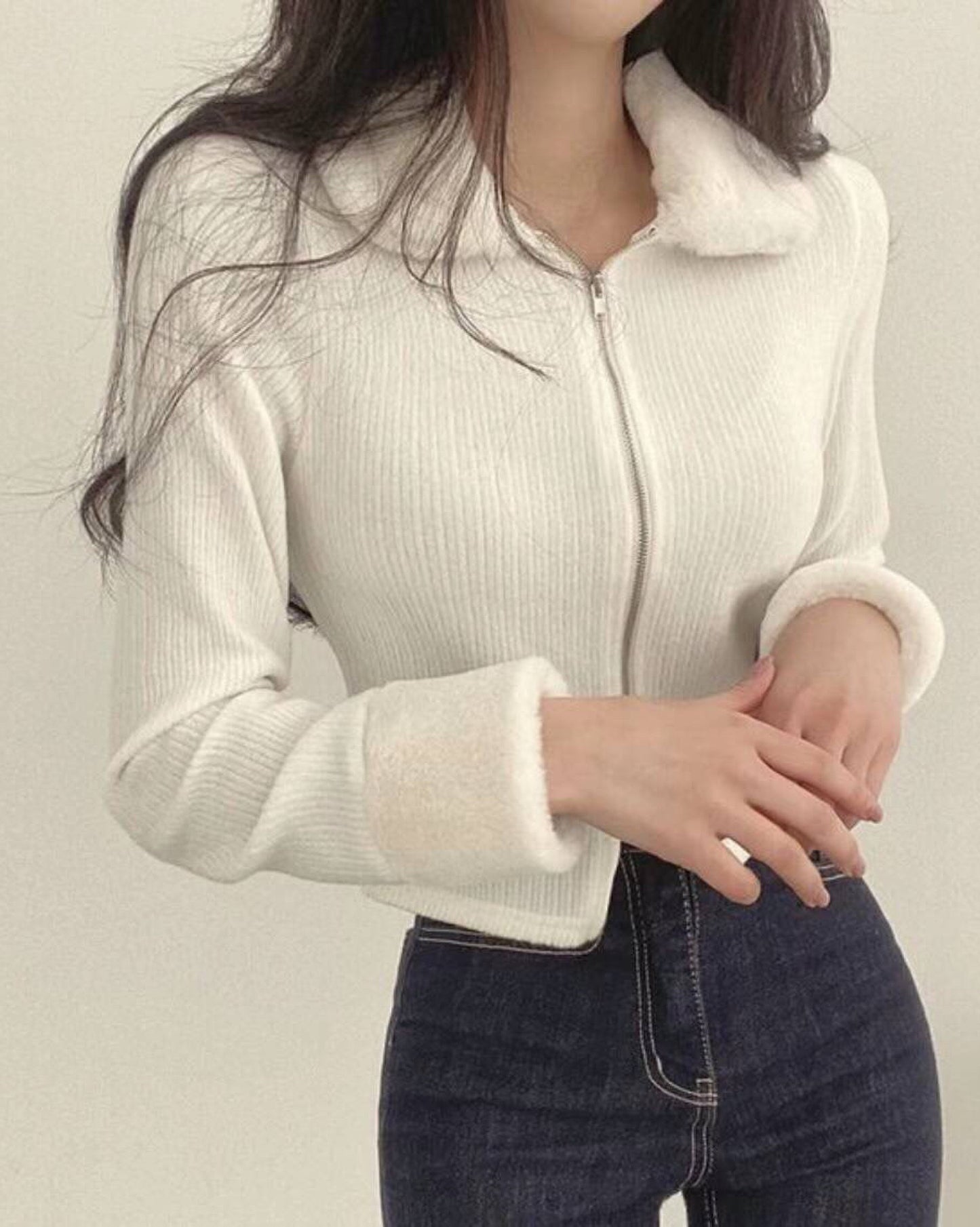 【早鳥價 | 可愛款.ᐟ.ᐟ】毛毛小領𝗧𝗼𝗽