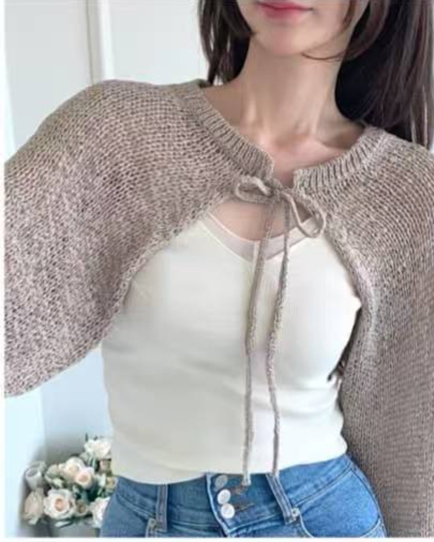 【超美泰迪熊色調🐻⸝⸝⸝溫柔感𝗨𝗣𝗨𝗣⸝⸝⸝版型好睇! 】蝙蝠袖針織外套