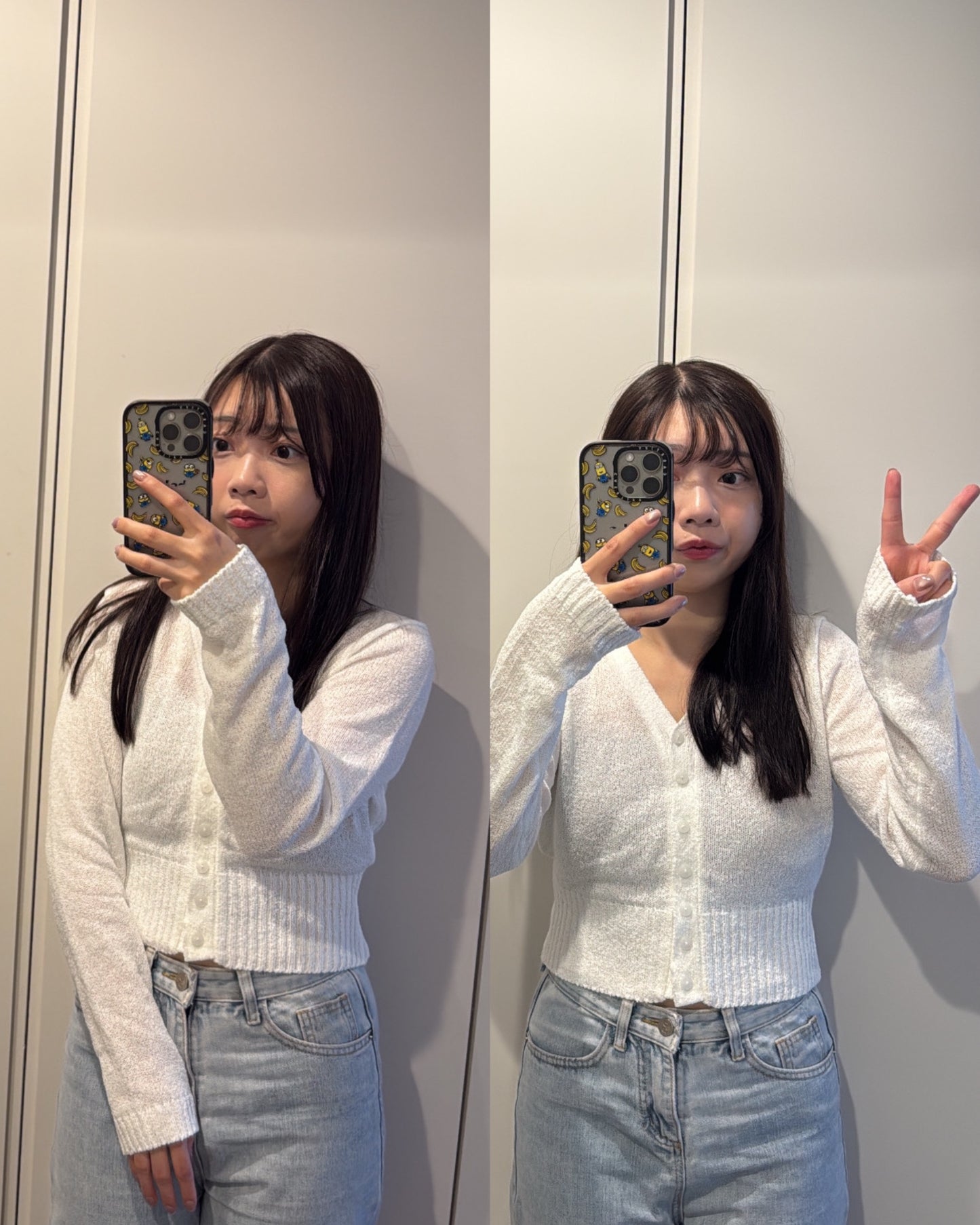 【超軟𝗤𝗤 ( ˶˘ ³˘) 必入♡短版修身唔吉肉♡】薄薄軟淋淋針織外套