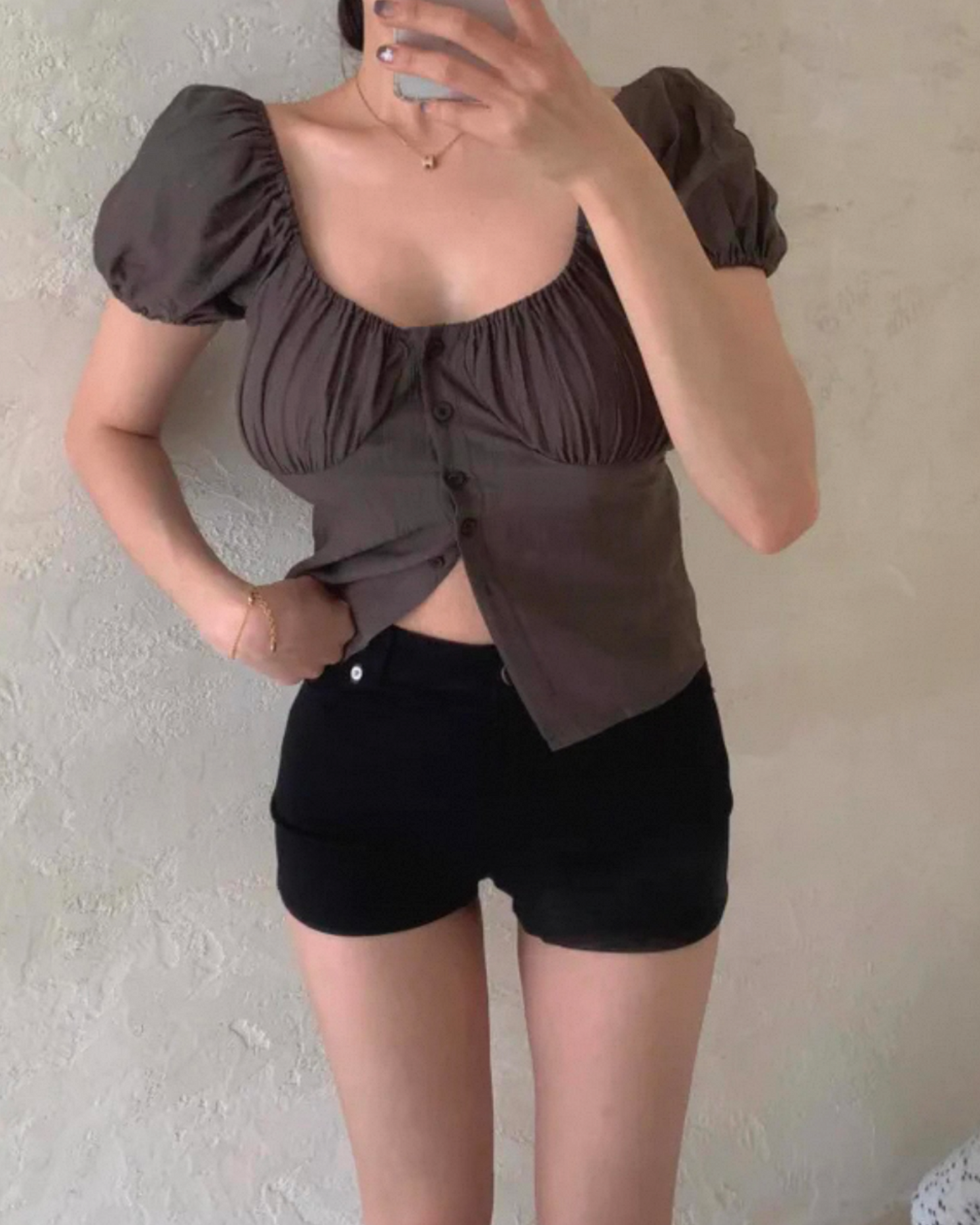 【ㅤᵕ̈ㅤᵕ̈ 𝟮 𝗪𝗮𝘆𝘀 露肩⋆˚࿔𝜗 後綁帶超收腰 ！！微開叉𝗢𝗻𝗻𝗶 𝗧𝘆𝗽𝗲 荷葉邊🍀】 𝟮 𝗪𝗮𝘆𝘀 𝗕𝗹𝗮𝘇𝗲𝗿 𝗕𝗹𝗼𝘂𝘀𝗲