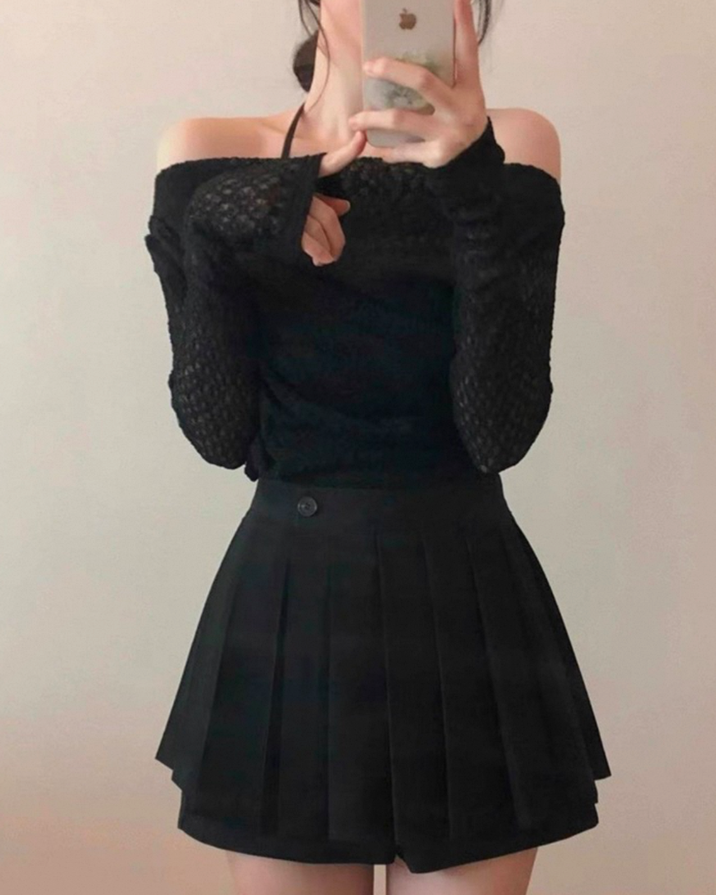 【💞早鳥！ 半糖𝗚𝗜𝗥𝗟💞鈕扣傘裙  𝗦 | 𝗠 𝗦𝗶𝘇𝗲！ 】 𝗨 𝗚𝗼 𝗦𝗸𝗶𝗿𝘁