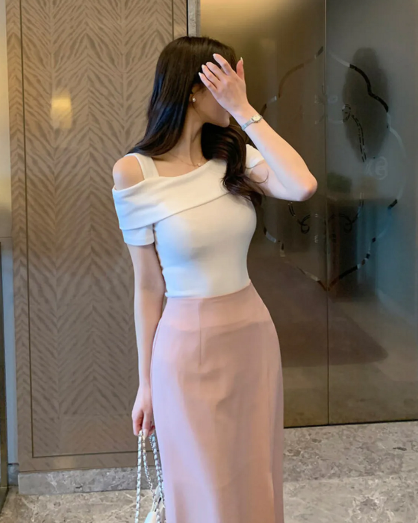 【ㅤ‧₊˚✩彡早鳥  小清新𝗟𝗮𝗱𝘆 𝗣𝗜𝗖𝗞✨✨】𝗢𝗳𝗳 𝗦𝗵𝗼𝘂𝗹𝗱𝗲𝗿 𝗟𝗮𝗱𝘆 𝗧𝗼𝗽