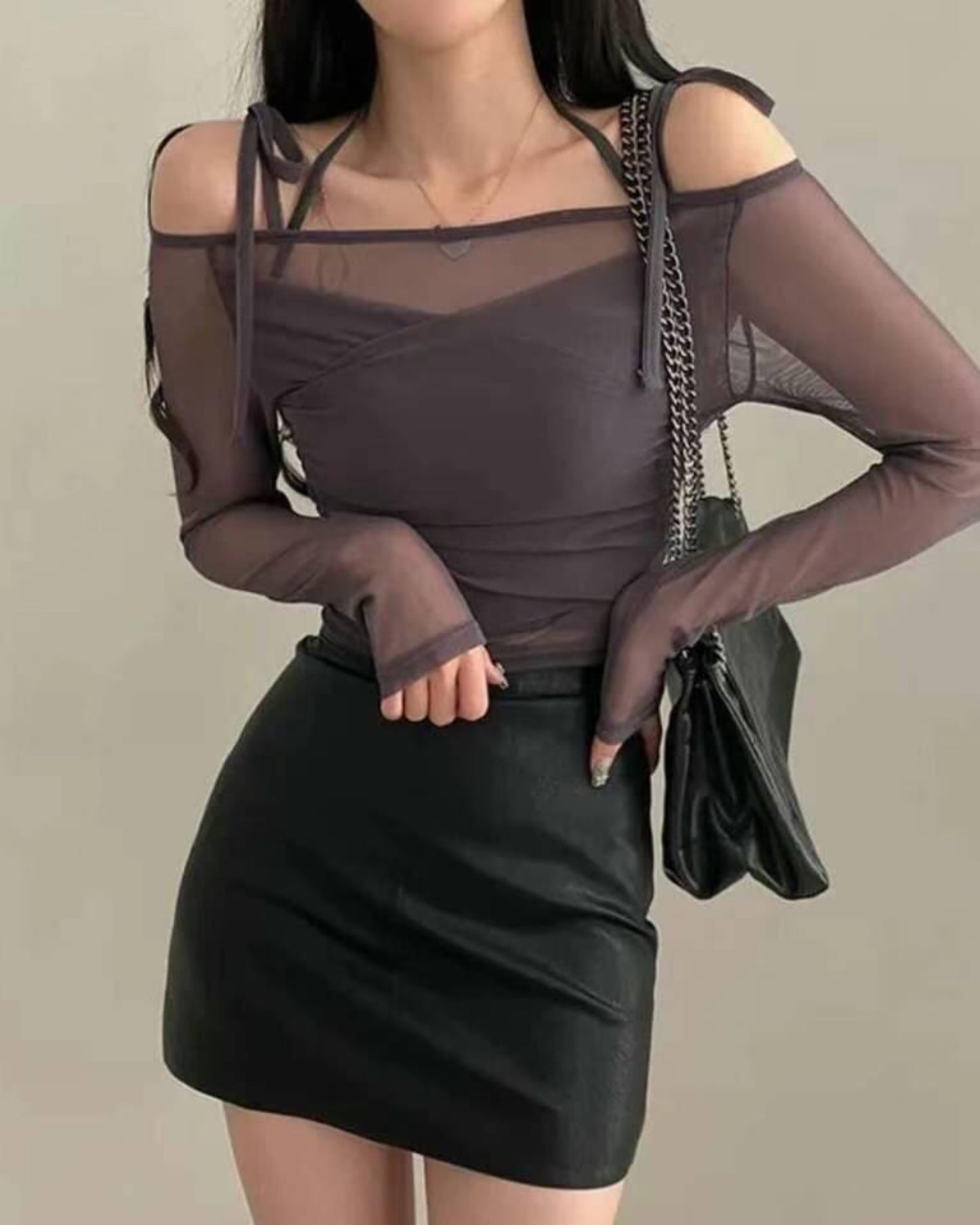 【早鳥價  | 薄紗質地.ᐟ.ᐟ】 薄紗仙氣𝗧𝗼𝗽