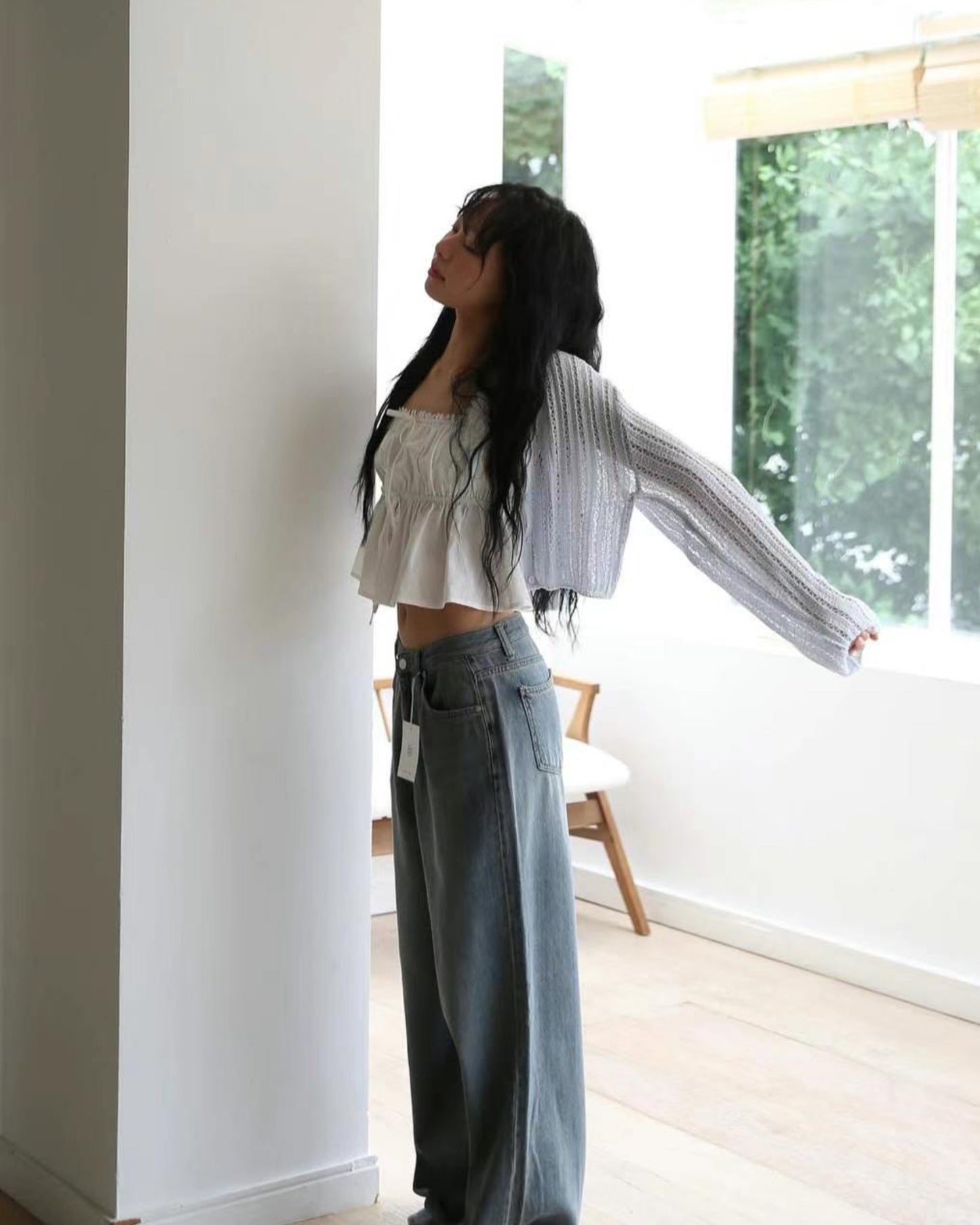 【 早鳥@冰藍色推 透氣！編織小外套🍬】𝗖𝗮𝗻𝗱𝘆 𝗖𝗮𝗿𝗱𝗶𝗴𝗮𝗻 𝗧𝗼𝗽