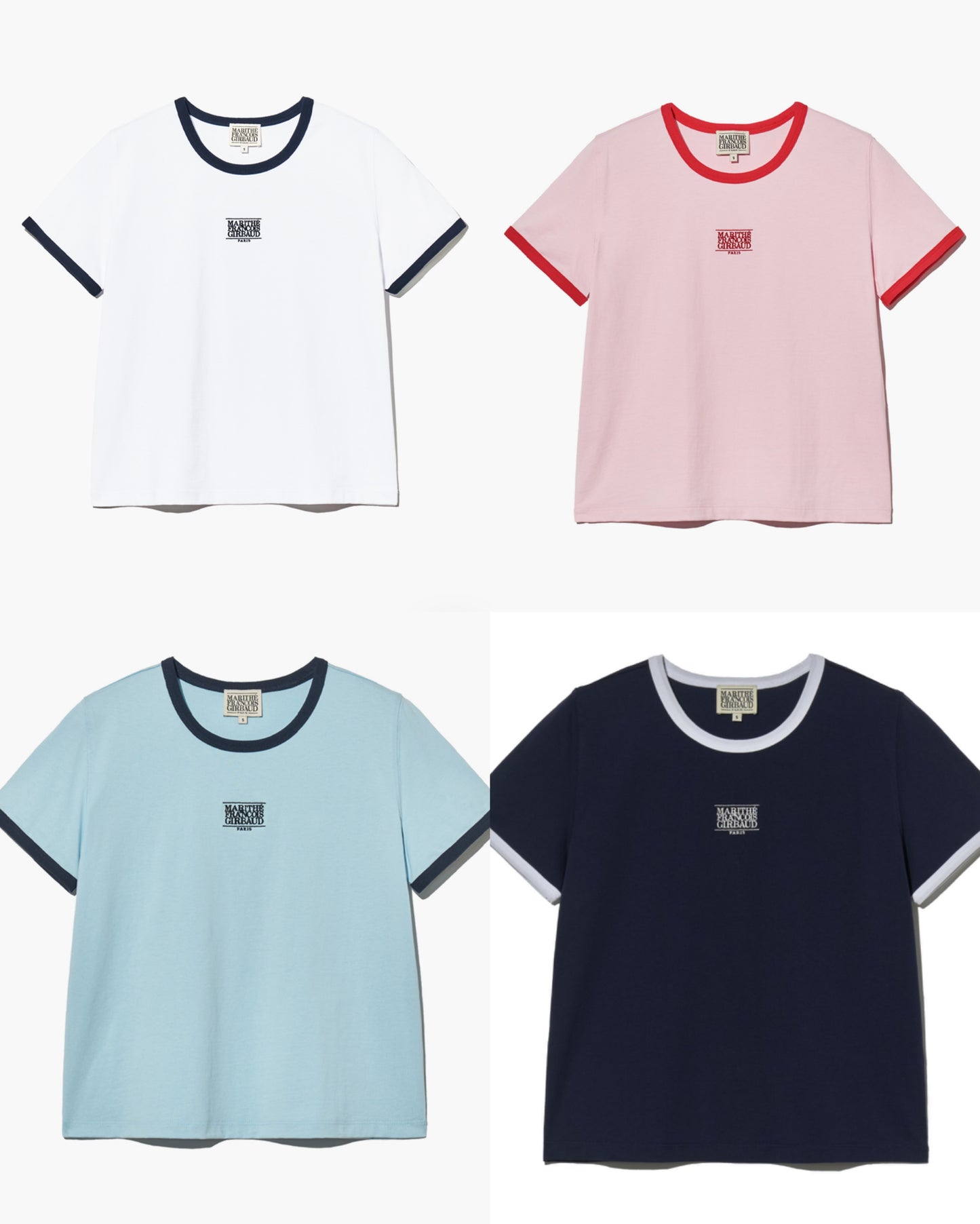 【女生限定𝗦𝗶𝘇𝗲～】𝗠𝗮𝗿𝗶𝘁𝗵𝗲 𝗖𝗹𝗮𝘀𝘀𝗶𝗰 𝗟𝗼𝗴𝗼 𝗥𝗶𝗻𝗴𝗲𝗿 𝗧𝗲𝗲  (高允貞同款)