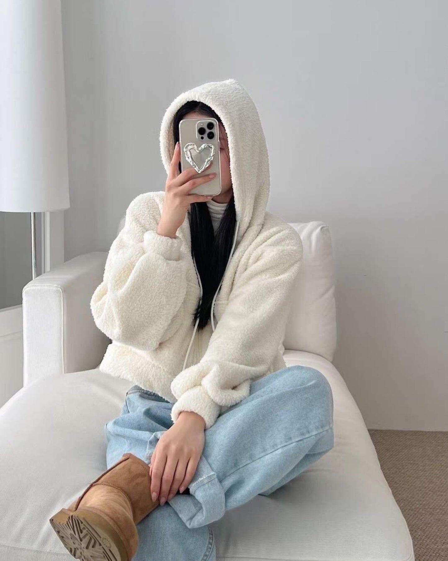 【𝗛𝗼𝘁 𝗜𝘁𝗲𝗺.ᐟ.ᐟ｜人氣回歸】短絨連帽 𝗝𝗮𝗰𝗸𝗲𝘁