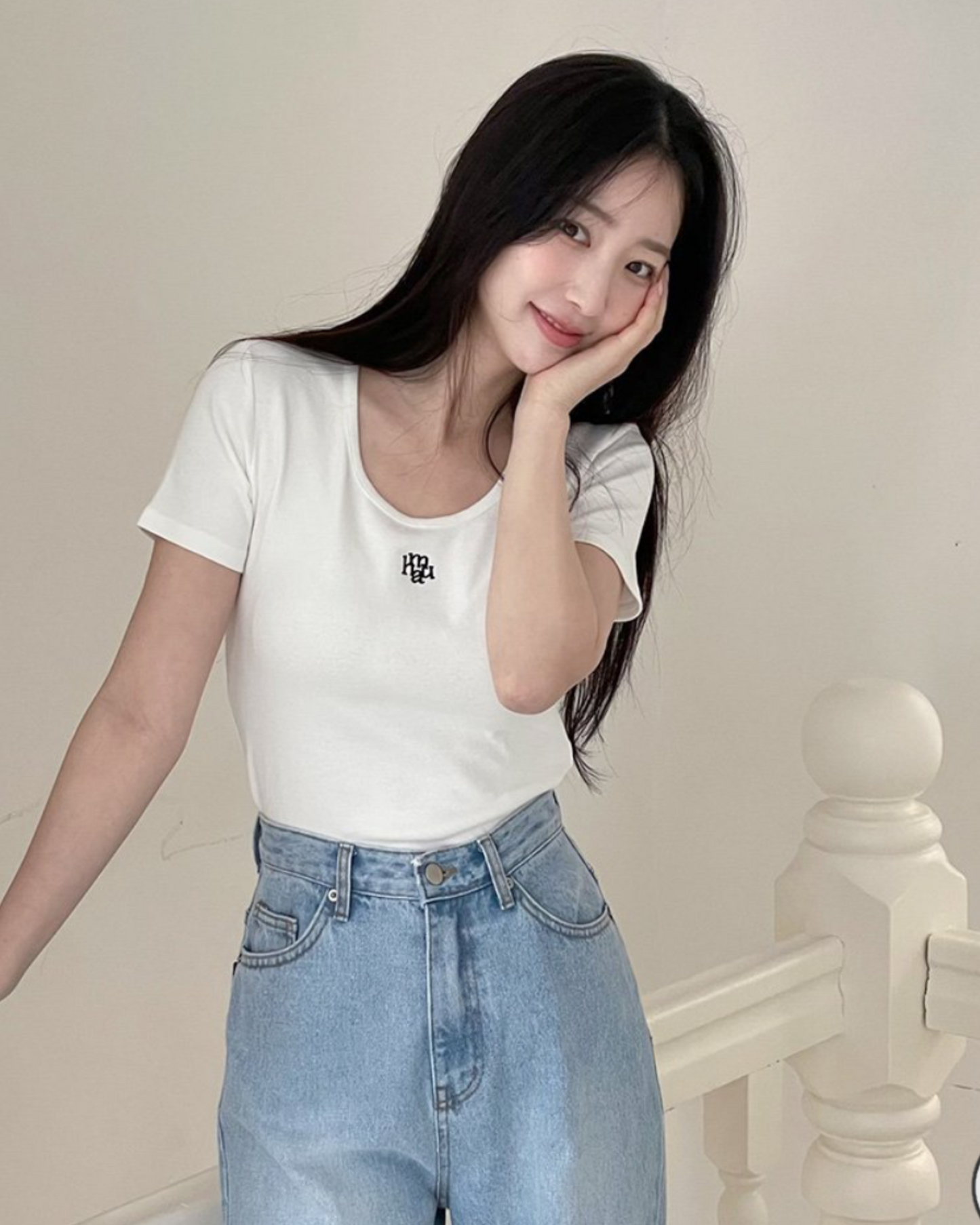 【早鳥 ! 顯白～】𝗠𝘂𝗮𝗵 𝗠𝘂𝗮𝗵 𝗦𝘁𝗶𝘁𝗰𝗵 𝗨-𝗻𝗲𝗰𝗸 𝗖𝗼𝘁𝘁𝗼𝗻 𝗦𝗽𝗮𝗻 𝗛𝗮𝗹𝗳 𝗧