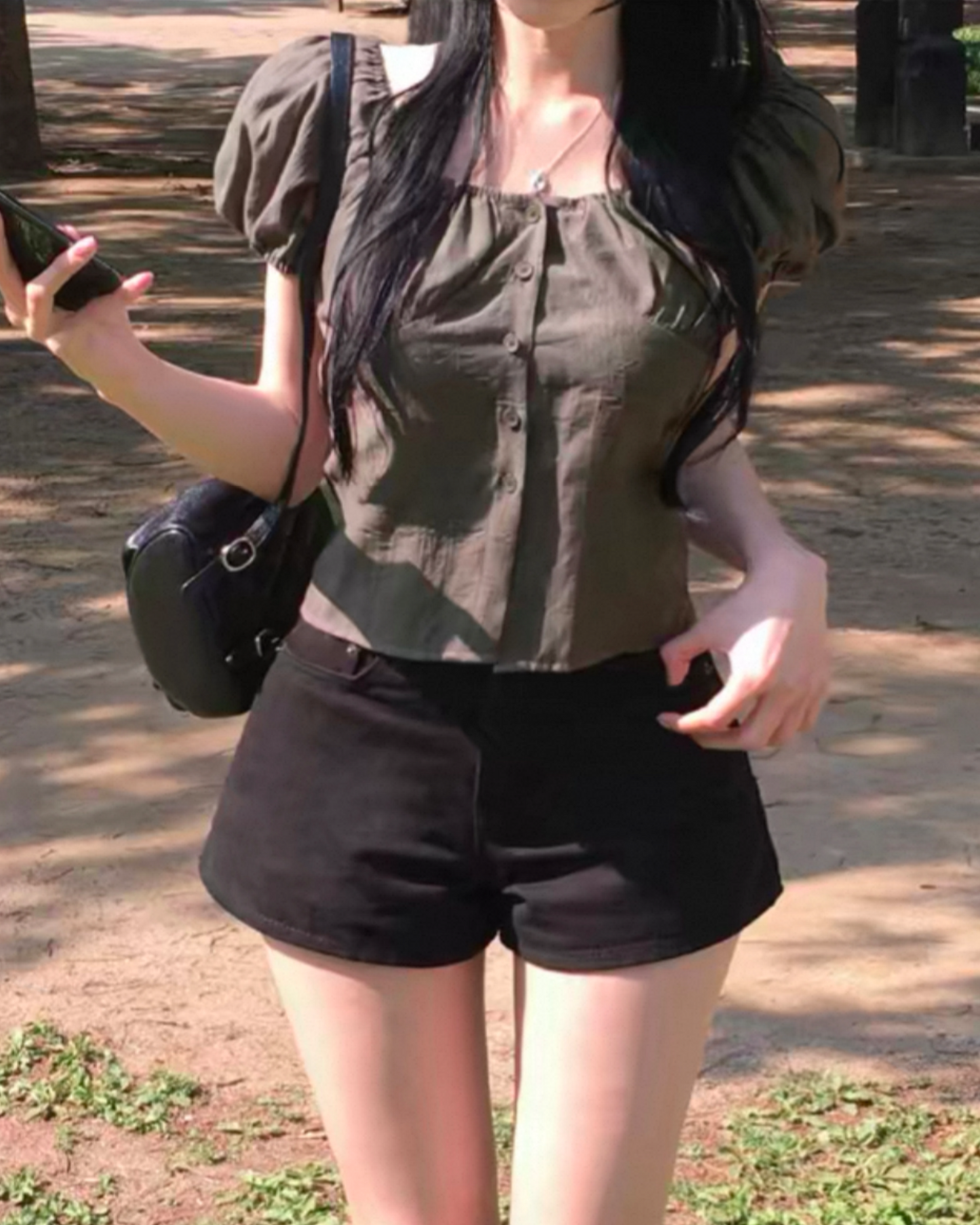 【ㅤᵕ̈ㅤᵕ̈ 𝟮 𝗪𝗮𝘆𝘀 露肩⋆˚࿔𝜗 後綁帶超收腰 ！！微開叉𝗢𝗻𝗻𝗶 𝗧𝘆𝗽𝗲 荷葉邊🍀】 𝟮 𝗪𝗮𝘆𝘀 𝗕𝗹𝗮𝘇𝗲𝗿 𝗕𝗹𝗼𝘂𝘀𝗲