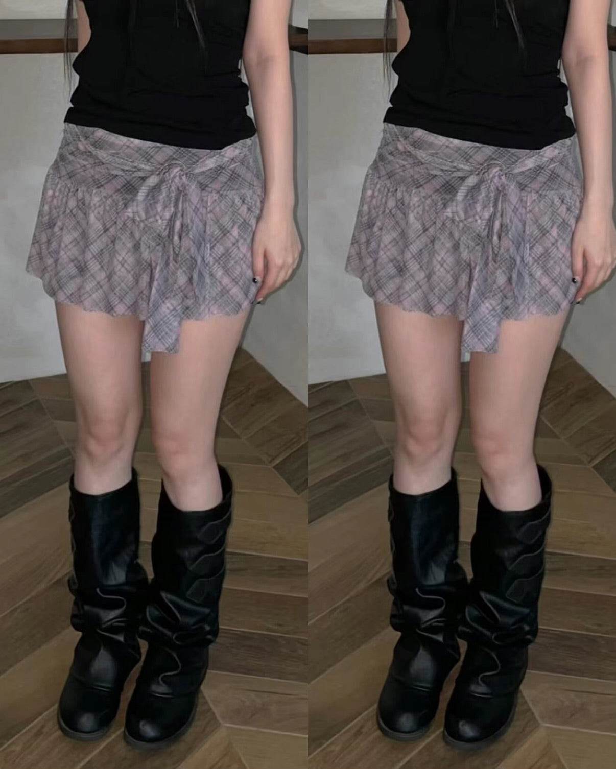 【♡⸝⸝𝗠𝗬 𝗣𝗜𝗖𝗞♡⸝⸝超美綁帶花紋@絕對對得起價錢(˶˃ ᵕ ˂˶) 早鳥 ! 】𝗧𝗶𝗲 𝗨𝗽 𝗠𝗶𝗻𝗶 𝗦𝗸𝗶𝗿𝘁