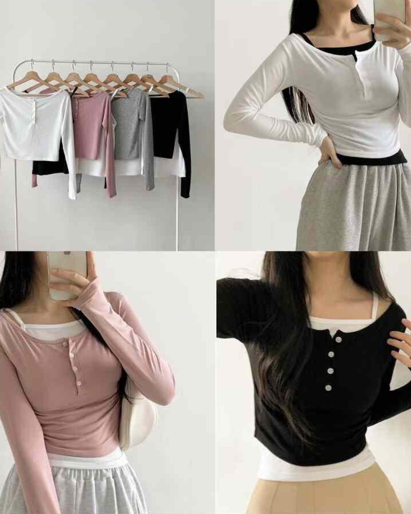 【拼色小套裝💗】𝗦𝗲𝘁𝘁𝗹𝗲 𝗧 𝗦𝗲𝘁