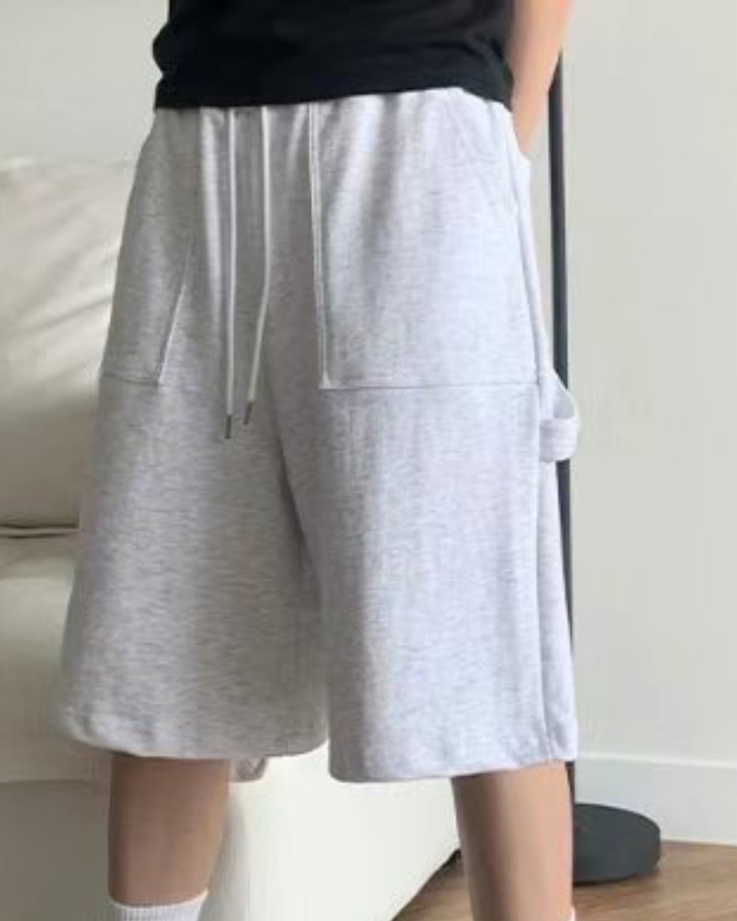 【ᶻ 𝗓 𐰁小褲袋！舒服棉質 ！懶人𝗢𝗢𝗧𝗗☕︎】運動𝟳分棉褲