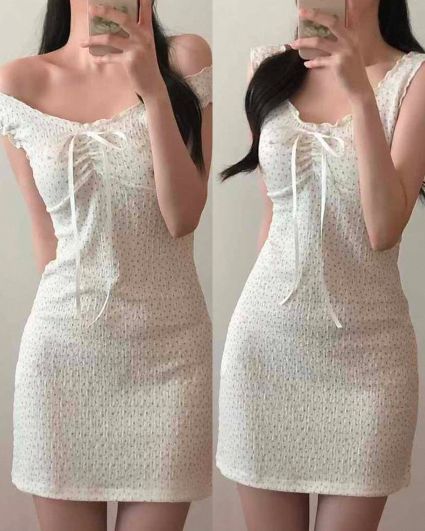 【 甜美綁帶💗ྀི💗ྀི兩穿褶褶領 小個子!! 早鳥～】～𝗥𝘂𝗳𝗳𝗹𝗲 𝗦𝘄𝗲𝗲𝘁 𝗢𝗣𝗦