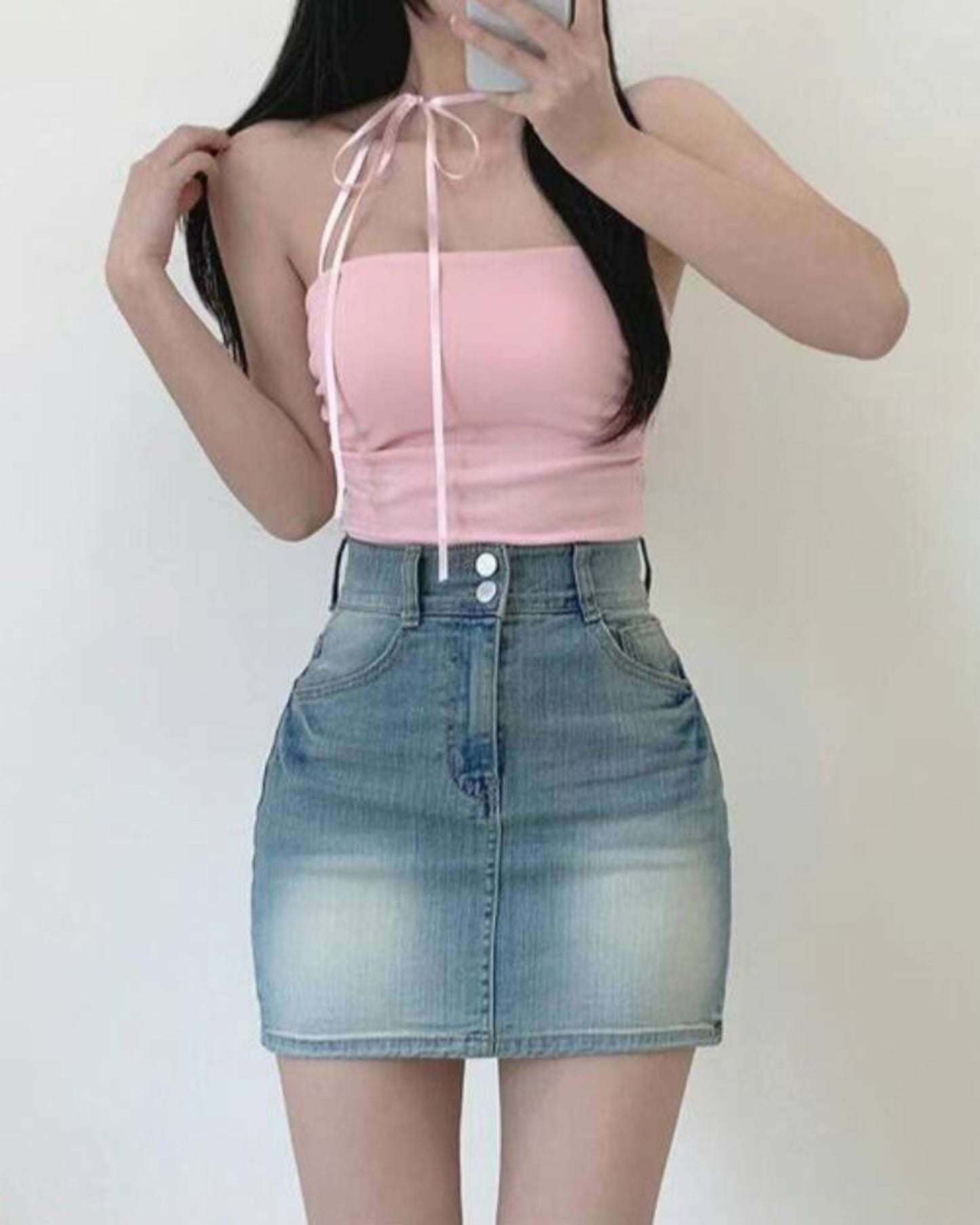 【 襯件泡泡袖外套♡♡】綁帶連𝗣𝗮𝗱 𝗧𝘂𝗯𝗲 𝗧𝗼𝗽