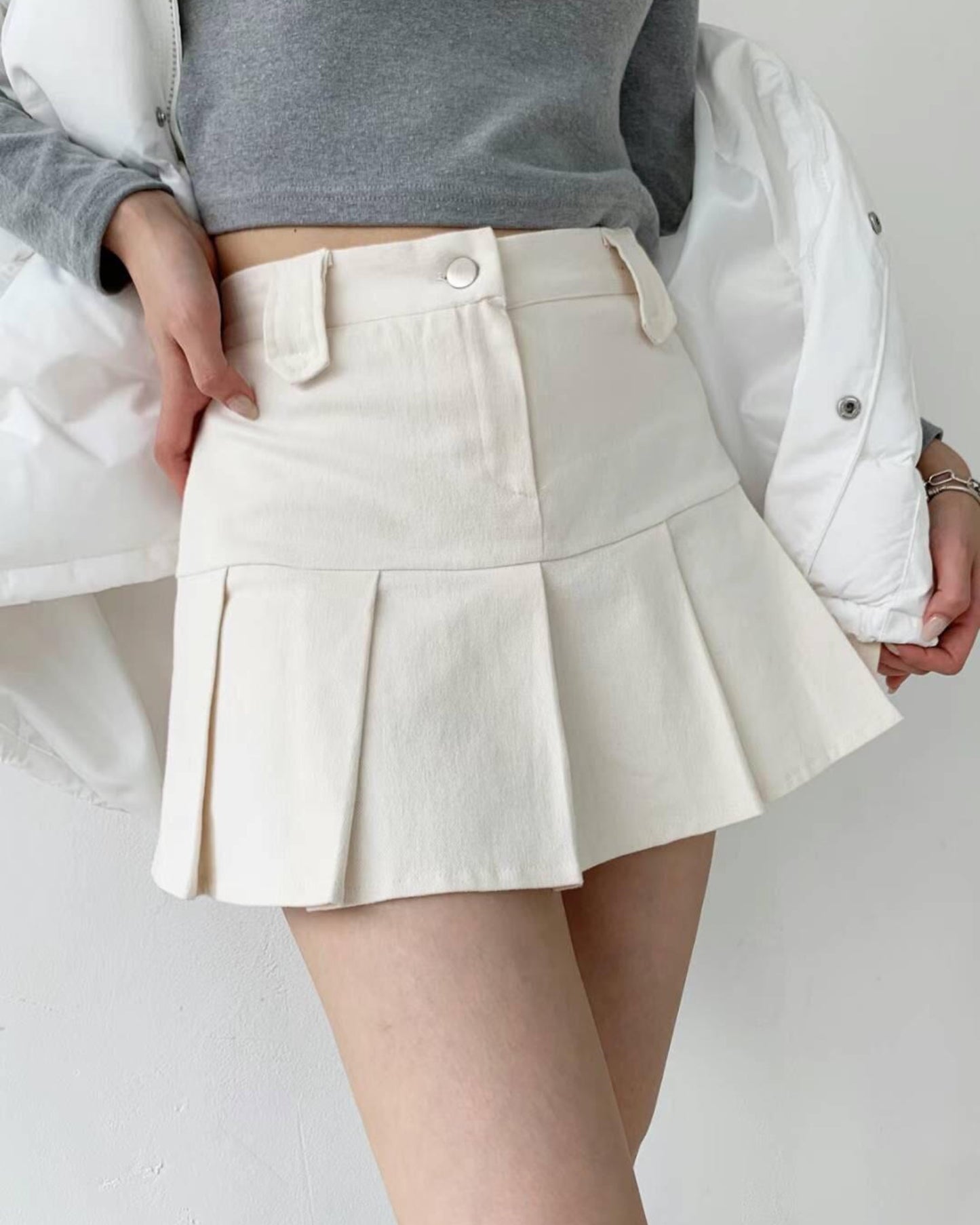 【型格+工裝風 | 𝟮 𝗦𝗶𝘇𝗲 .ᐟ.ᐟ】𝗚𝗶𝗿𝗹𝘆 𝗖𝗮𝗿𝗴𝗼 𝗦𝗸𝗶𝗿𝘁 (𝗩𝗲𝗿 𝟯 秋冬版X附打底褲)