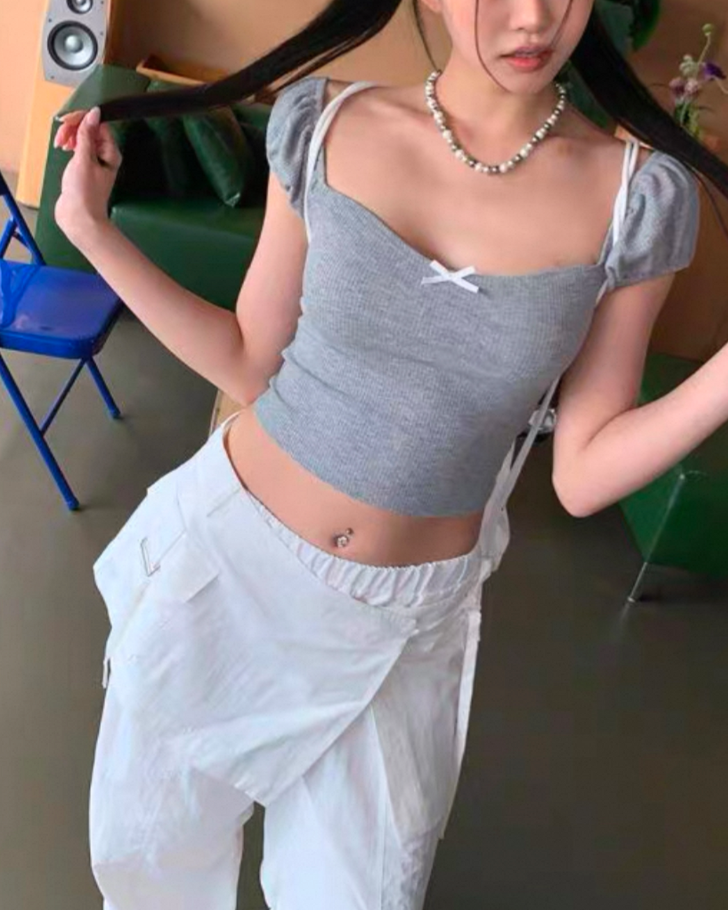 【著上身先𝗙𝗲𝗲𝗹 到個種靚💘💘 心形設計! 超顯鎖骨! 遮副乳! 出奇地顯瘦>-.¸¸.·`】𝗛𝗲𝗮𝗿𝘁 𝗕𝘂𝗯𝗯𝗹𝗲 𝗧𝗼𝗽