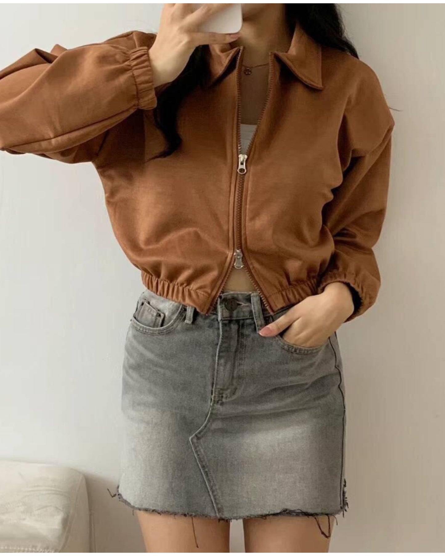 【早鳥價 | 翻領短版.ᐟ.ᐟ】𝗖𝗵𝘂𝗻𝗸𝘆 𝗝𝗞