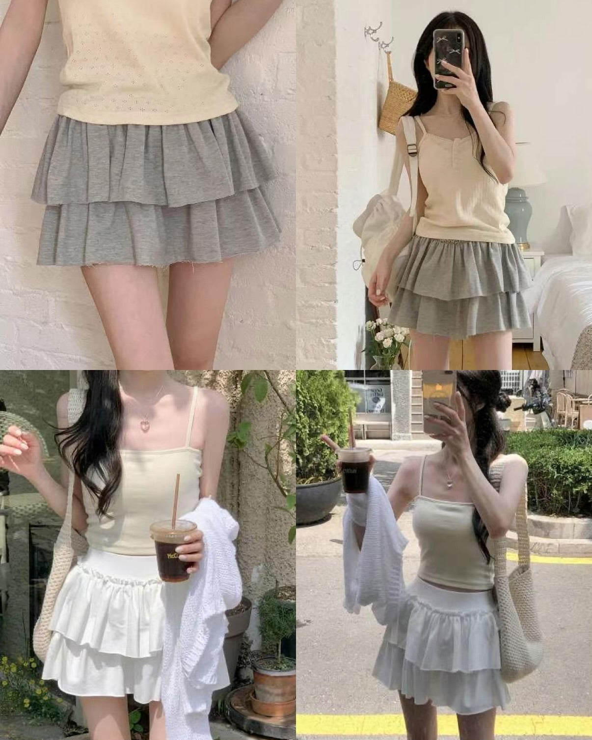 【. ݁₊ ⊹ . ݁ 早鳥~低腰𝗦𝗧𝗬𝗟𝗘⟡ ݁ .兩層蛋糕裙. ⊹ ₊˚🍰 】𝗗𝗿𝗲𝗮𝗺𝘆 𝗖𝗮𝗸𝗲 𝗦𝗸𝗶𝗿𝘁