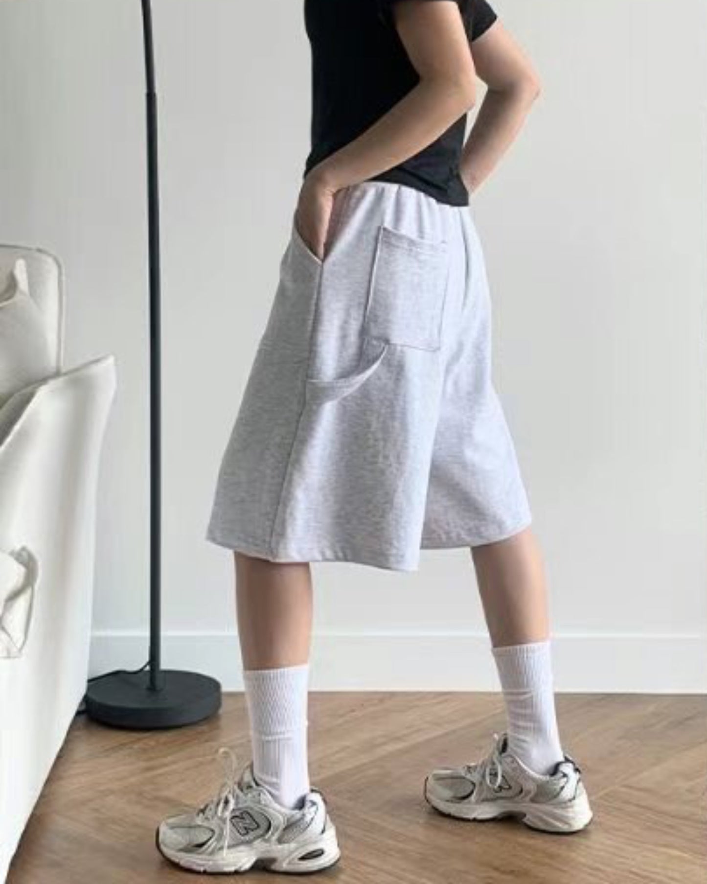 【ᶻ 𝗓 𐰁小褲袋！舒服棉質 ！懶人𝗢𝗢𝗧𝗗☕︎】運動𝟳分棉褲