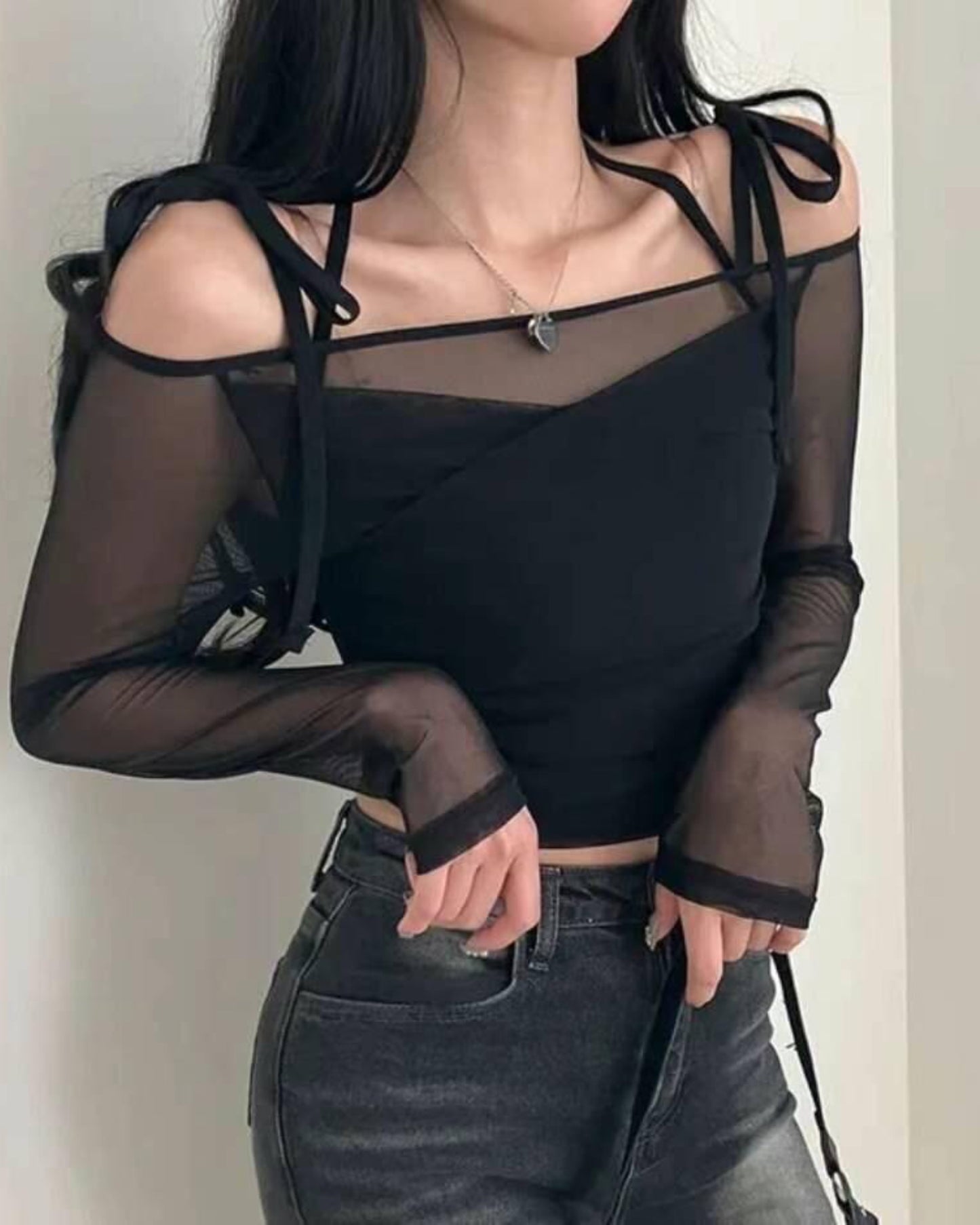 【早鳥價  | 薄紗質地.ᐟ.ᐟ】 薄紗仙氣𝗧𝗼𝗽