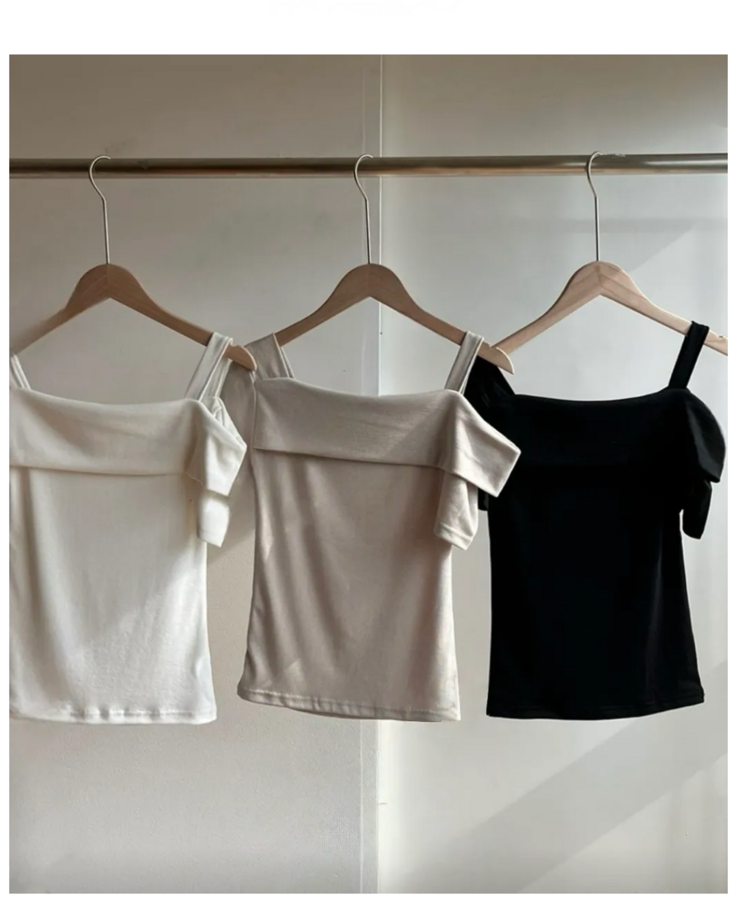 【ㅤ‧₊˚✩彡早鳥  小清新𝗟𝗮𝗱𝘆 𝗣𝗜𝗖𝗞✨✨】𝗢𝗳𝗳 𝗦𝗵𝗼𝘂𝗹𝗱𝗲𝗿 𝗟𝗮𝗱𝘆 𝗧𝗼𝗽