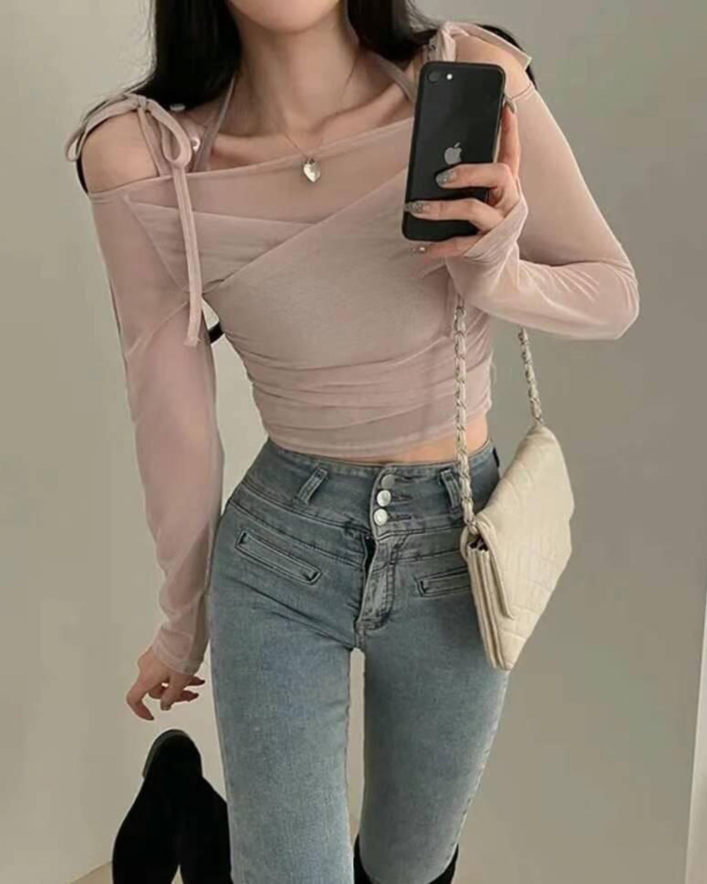 【早鳥價  | 薄紗質地.ᐟ.ᐟ】 薄紗仙氣𝗧𝗼𝗽