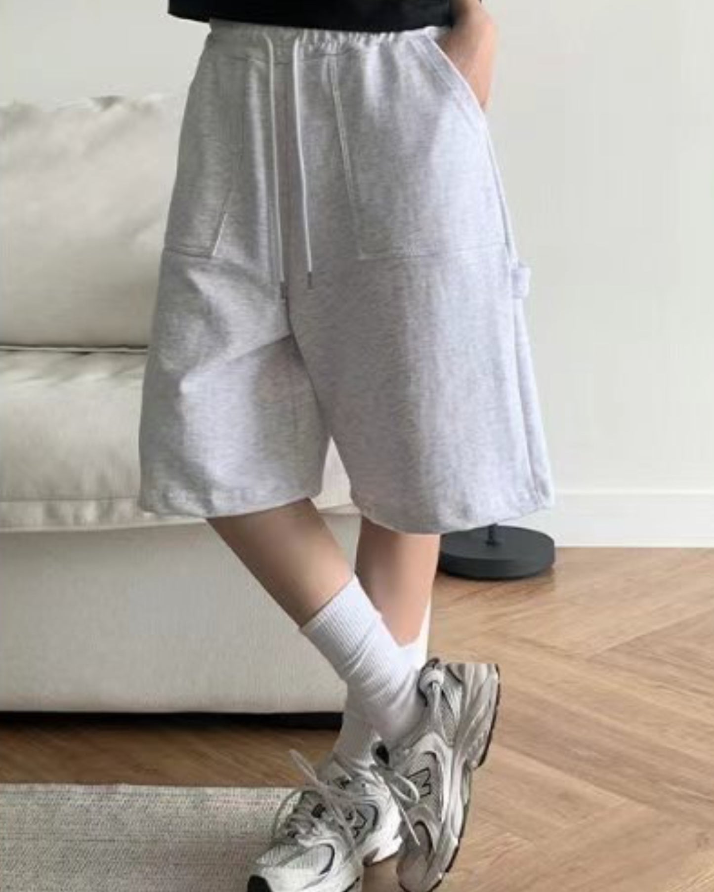 【ᶻ 𝗓 𐰁小褲袋！舒服棉質 ！懶人𝗢𝗢𝗧𝗗☕︎】運動𝟳分棉褲