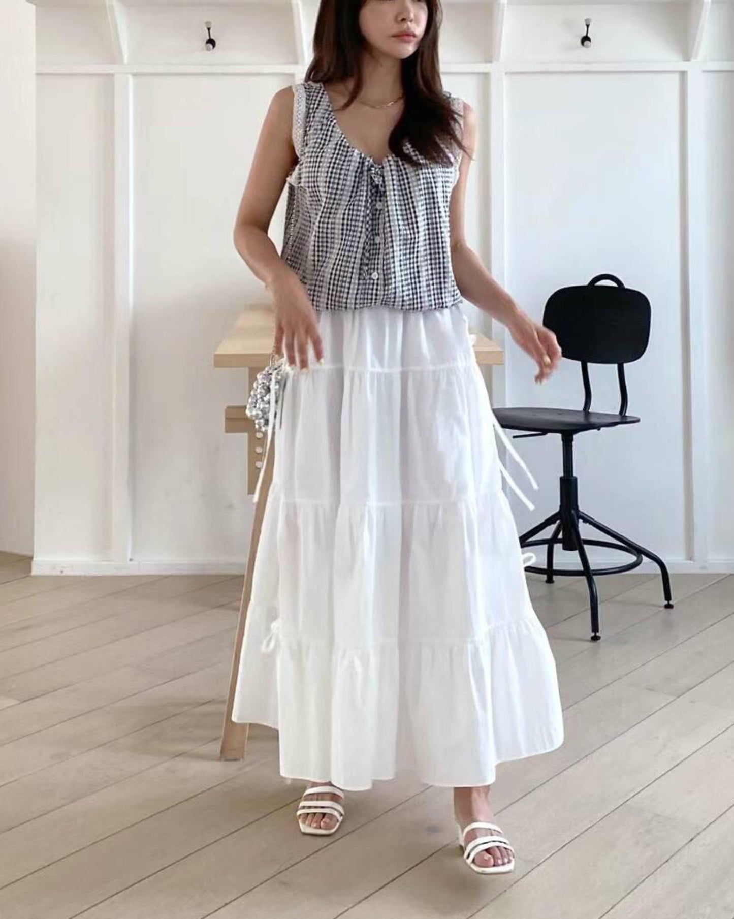 【早鳥價 | 蛋糕𝗦𝘁𝘆𝗹𝗲+橡筋腰.ᐟ.ᐟ 】𝗖𝗮𝗸𝗲 𝗟𝗼𝗻𝗴 𝗦𝗸𝗶𝗿𝘁