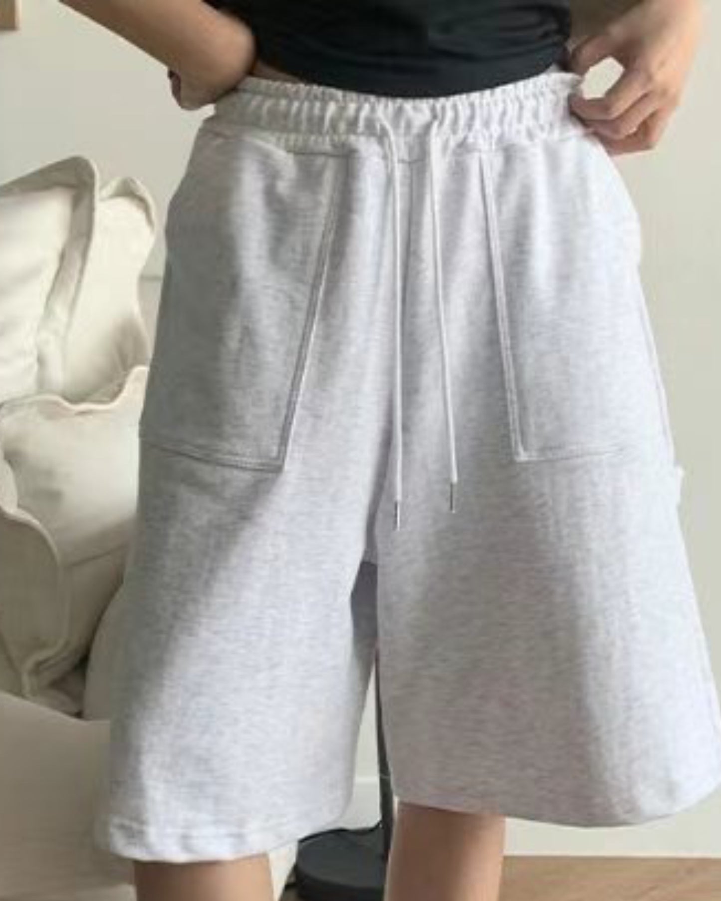 【ᶻ 𝗓 𐰁小褲袋！舒服棉質 ！懶人𝗢𝗢𝗧𝗗☕︎】運動𝟳分棉褲