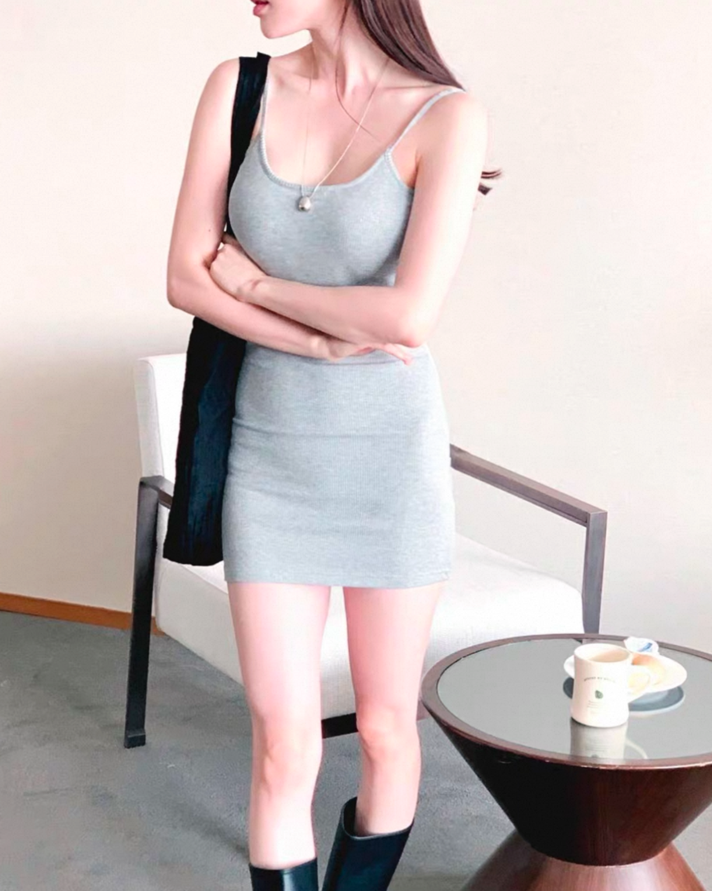 【包覆感 ！親膚⋆🐾°𝗣𝘂𝘀𝗵 𝗨𝗽 效果】𝗩-𝗡𝗘𝗖𝗞 𝗣𝗹𝗮𝗶𝗻 𝗣𝗮𝗱 𝗢𝗣𝗦 (連𝗣𝗔𝗗)