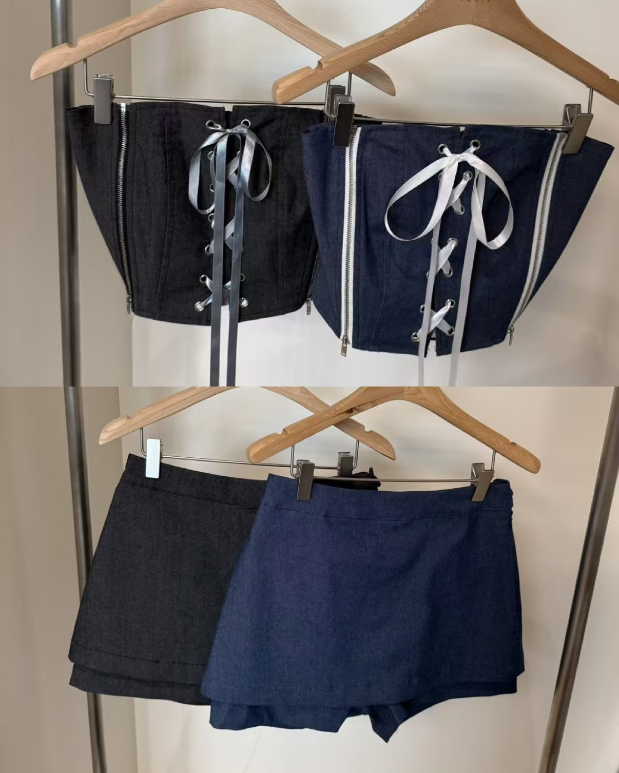 【ᵒᵏᵎᵎ 甜辣女孩𝗚𝗘𝗧⋆.˚🦋༘⋆ 裙仔分𝗦𝗶𝘇𝗲  早鳥！】𝗛𝗼𝘁 𝗚𝗶𝗿𝗹 𝗧𝘂𝗯𝗲 𝗧𝘂𝗯𝗲 𝗧𝗼𝗽 +𝗦𝗸𝗶𝗿𝘁 𝗦𝗲𝘁 (可分開～)