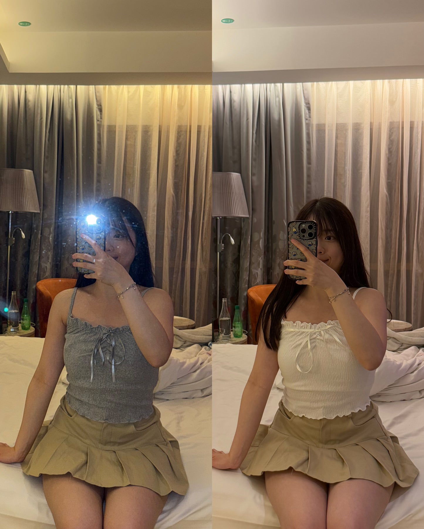 【人氣𝗣𝗜𝗖𝗞🐰ྀི🐰ྀི 𝗛𝗞𝗱 𝟭𝟬𝟵 小性感彈力吊帶⋅˚₊‧ ଳ ‧₊˚ ⋅】𝗥𝗮𝗯𝗯𝗶𝘁 𝗥𝗶𝗯𝗯𝗼𝗻 𝗧𝗮𝗻𝗸 𝗧𝗼𝗽