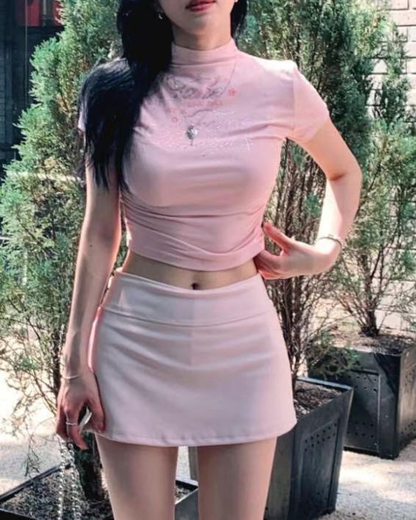 【˗ˋˏ >ᴗ<⋆⋆低腰超美側開叉🤎日常裙褲~】𝗧𝘆𝗽𝗮 𝗚𝗶𝗿𝗹  𝗦𝗸𝗶𝗿𝘁 (連褲子)