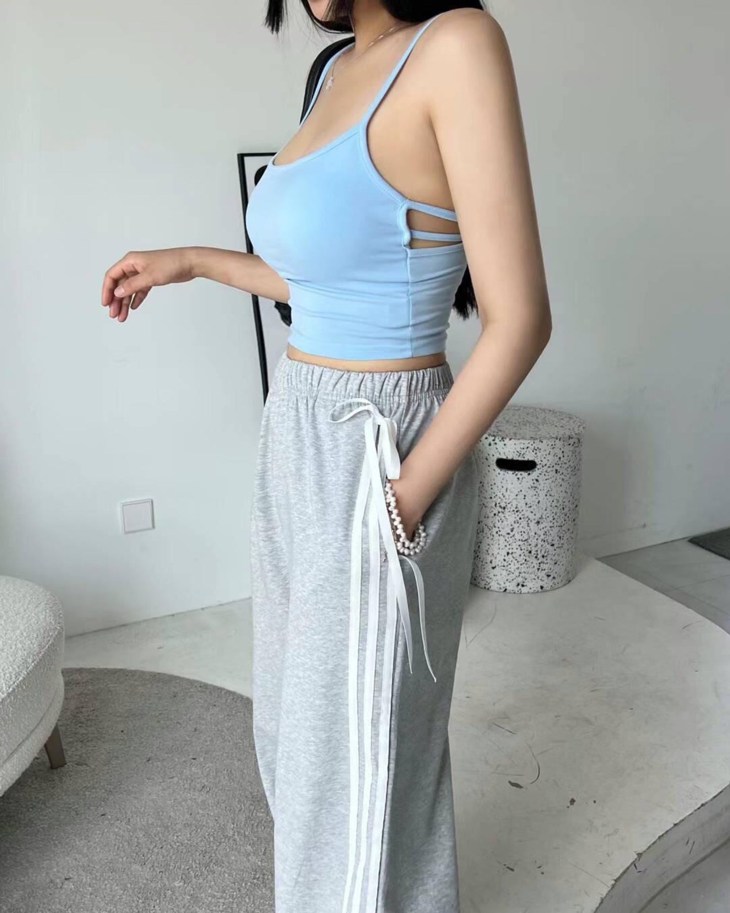 【有𝗣𝘂𝘀𝗵 𝗨𝗽 效果+後面露背.ᐟ.ᐟ】𝗟𝗶𝗻𝗲 𝗨𝗽 𝗕𝗿𝗮 𝗧𝗼𝗽 (連𝗣𝗔𝗗)