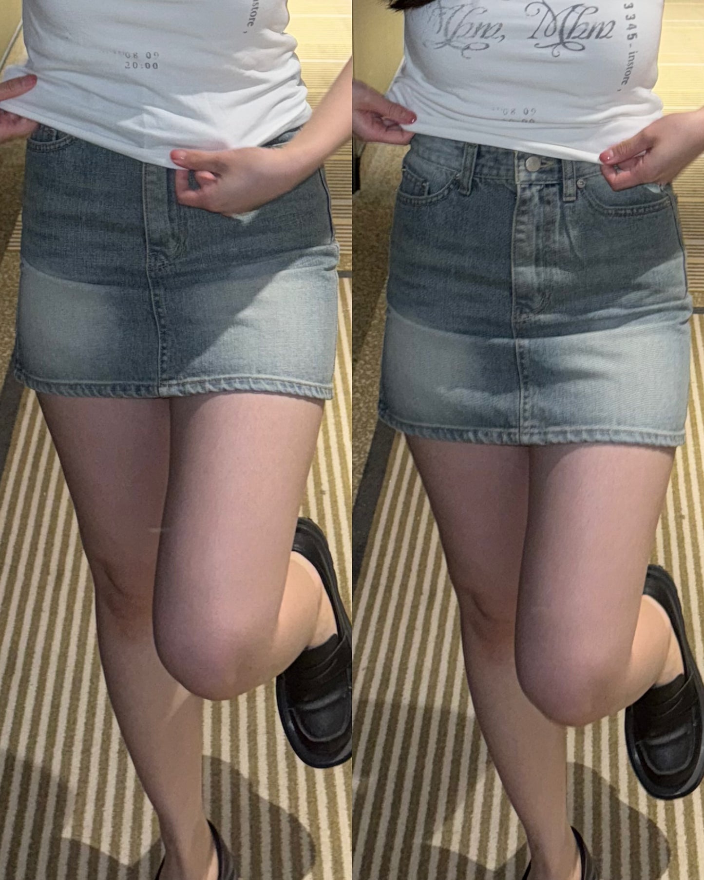 【 入門𝗩𝗲𝗿 ! 超挺身(•̤̀ᵕ•̤́๑)ᵒᵏᵎᵎᵎ修飾效果𝗚𝗘𝗧⚡️】 𝗕𝗹𝘂𝗲 𝗗𝗲𝗻𝗶𝗺 𝗦𝗸𝗶𝗿𝘁 (𝟯 𝗦𝗶𝘇𝗲)