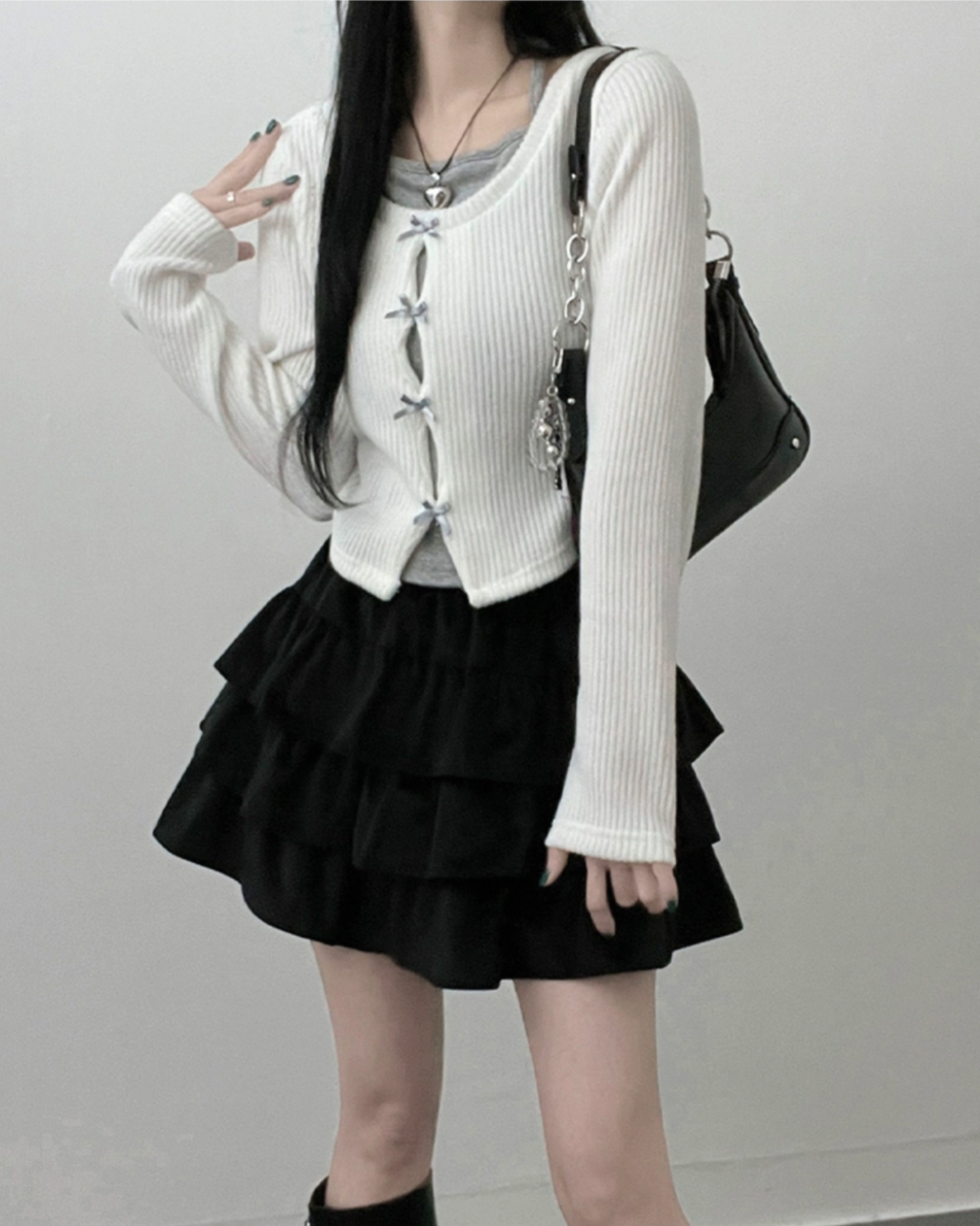 【早鳥價 | 造型層次𝗨𝗣𝗨𝗣♡♡】假兩件掛頸𝗧