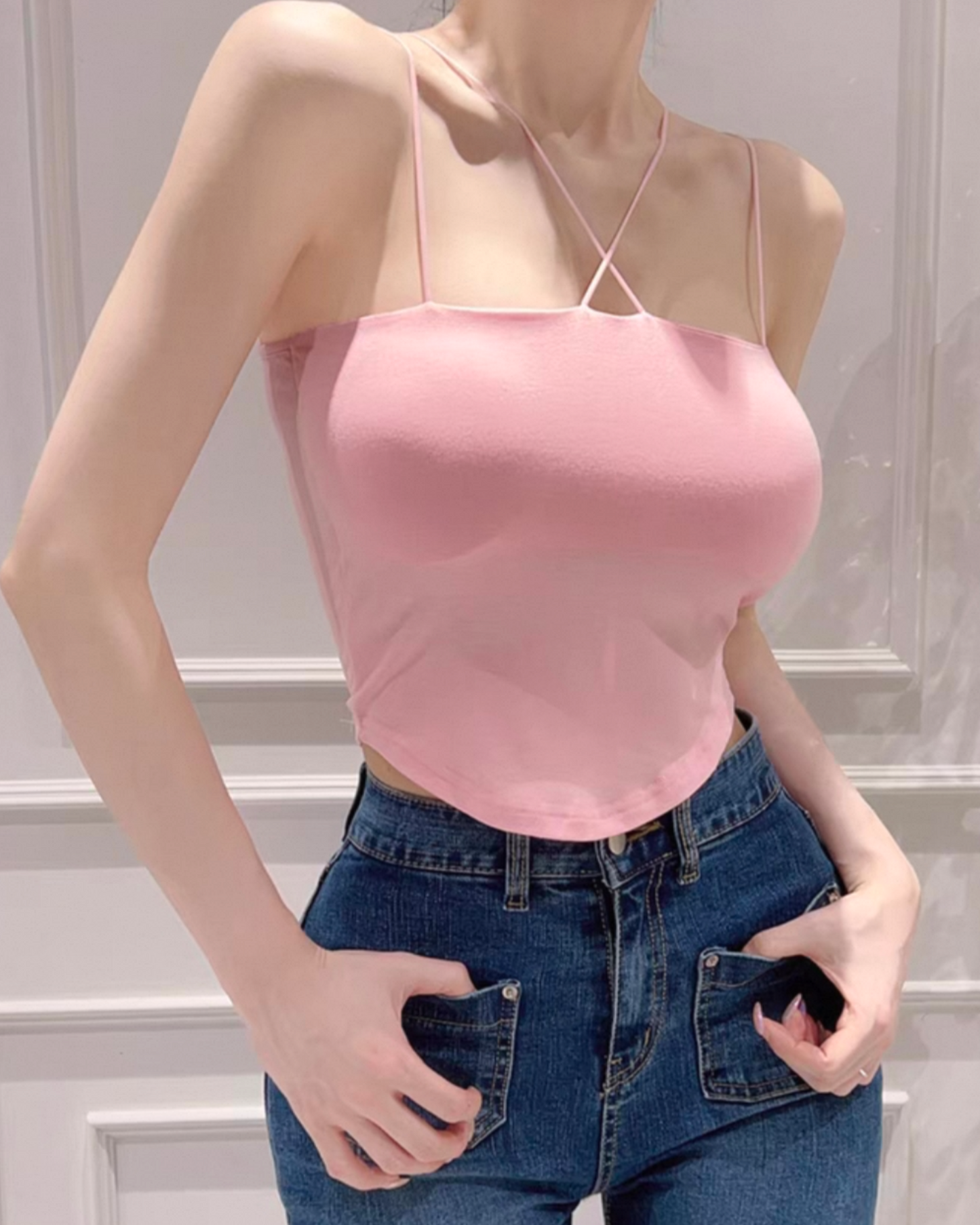 【🪼⋆࿔*:･𝗣𝘂𝘀𝗵 𝗨𝗽 效果+前後交叉】𝗖𝗿𝗼𝘀𝘀 𝗢𝘃𝗲𝗿 𝗕𝗿𝗮 𝗧𝗼𝗽(連𝗣𝗔𝗗)