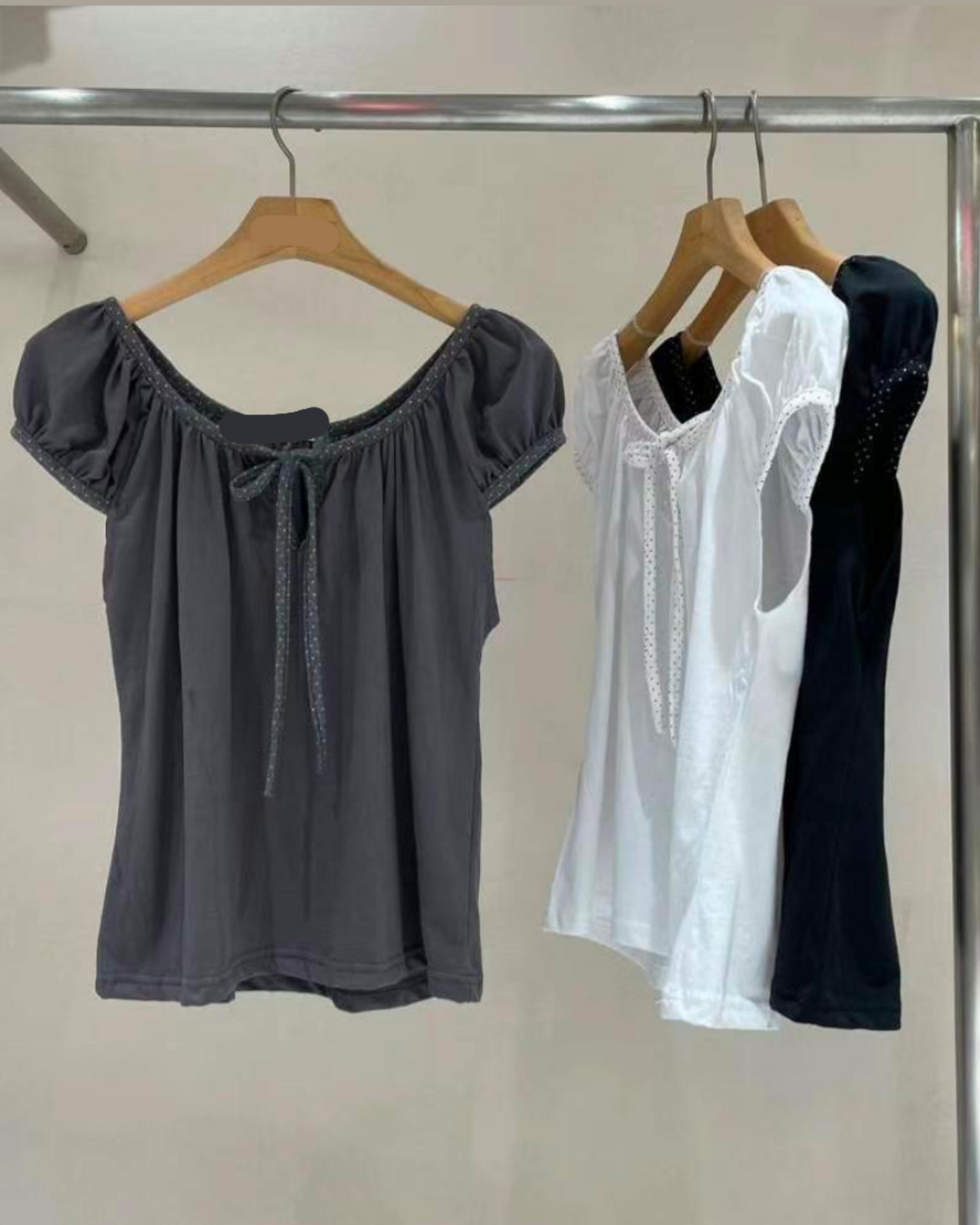 【 ♡可愛感滿 (˃͈ દ ˂͈ ༶ ) 前蝴蝶結帶  ཐིཋྀ 早鳥 ! 】𝗖𝗮𝗻𝗱𝘆 𝗚𝗶𝗿𝗹 𝗧𝗼𝗽