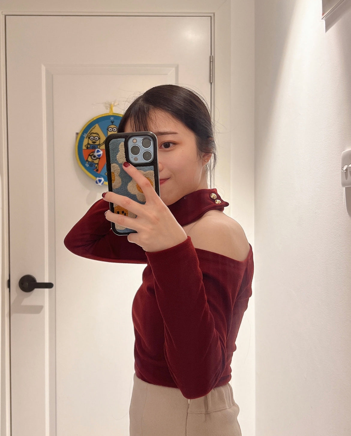 【掛頸款.ᐟ.ᐟ超美小金扣】𝗟𝗶𝘁𝘁𝗹𝗲 𝗦𝗵𝗼𝘂𝗹𝗱𝗲𝗿 𝗧𝗼𝗽