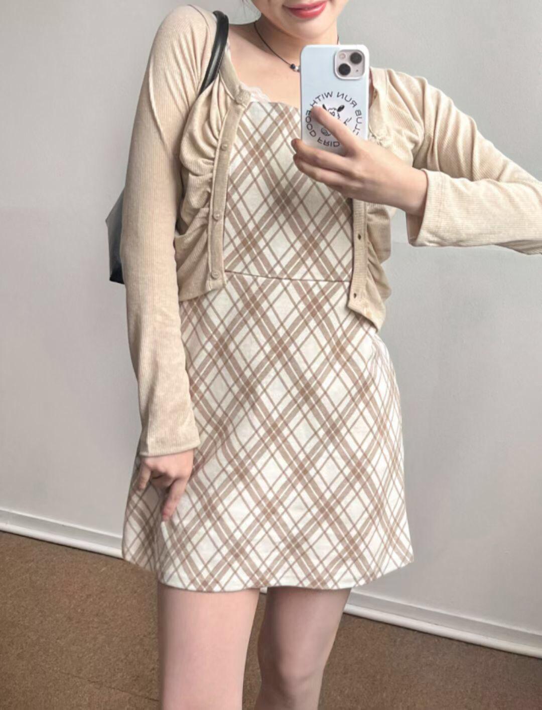 【早鳥價 | 菱形間條收腰.ᐟ.ᐟ】𝗗𝗶𝗮𝗺𝗼𝗻𝗱 𝗖𝗵𝗲𝗰𝗸𝗲𝗿𝗲𝗱 𝗢𝗣𝗦