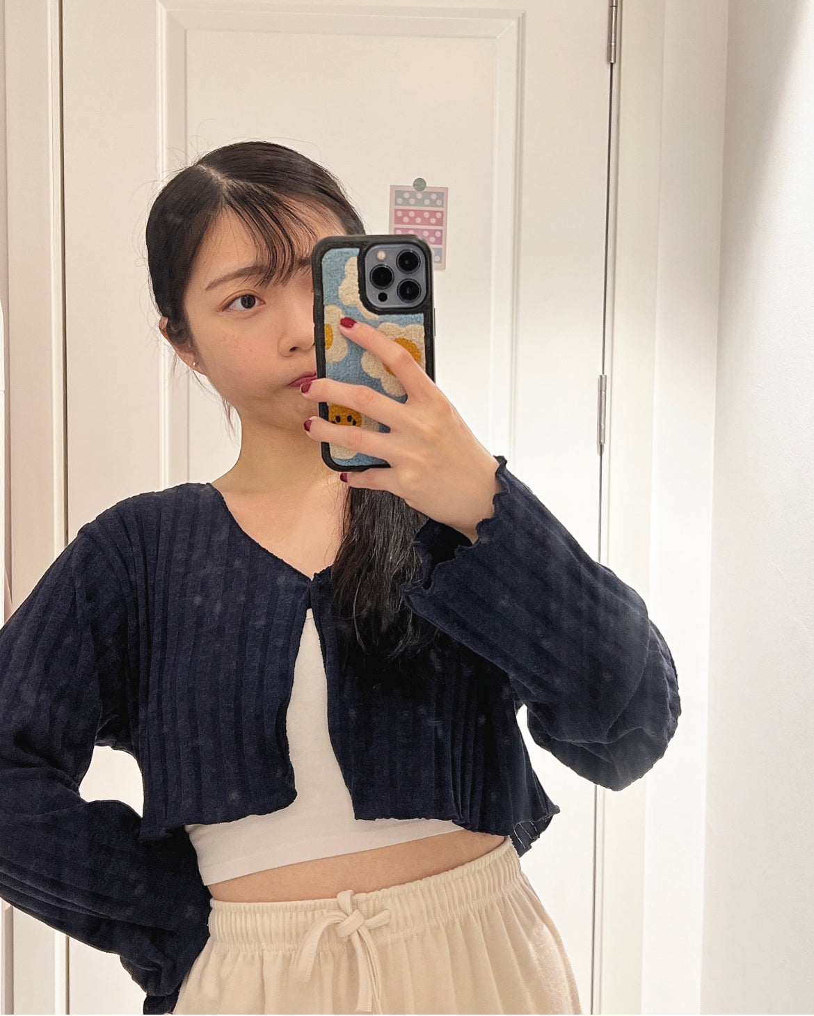 【𝗛𝗼𝘁 𝗜𝘁𝗲𝗺.ᐟ.ᐟ】小皺皺針織外套