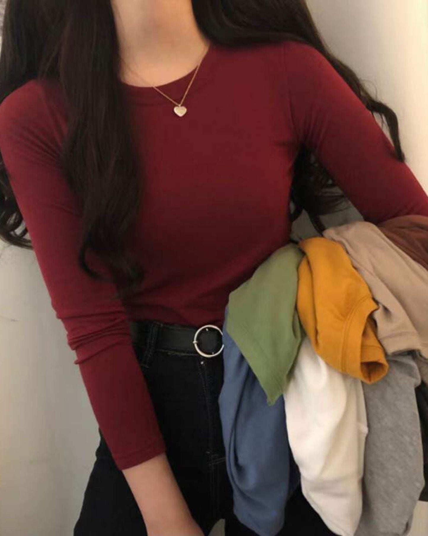 【 𝗛𝗞𝗱 𝟵𝟵﻿ 區】糖果色打底T