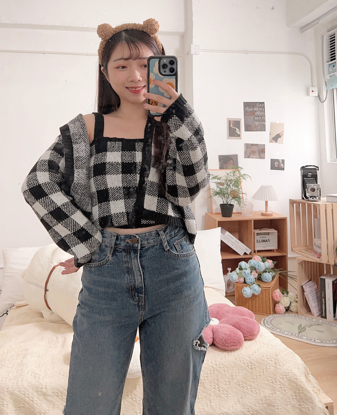 【𝗛𝗼𝘁 𝗜𝘁𝗲𝗺.ᐟ.ᐟ | 約會推介.ᐟ.ᐟ】𝗖𝗵𝗲𝗰𝗸𝗲𝗿𝗲𝗱 𝗦𝗹𝗶𝗺 𝗖𝗿𝗼𝗽 𝗦𝗲𝘁